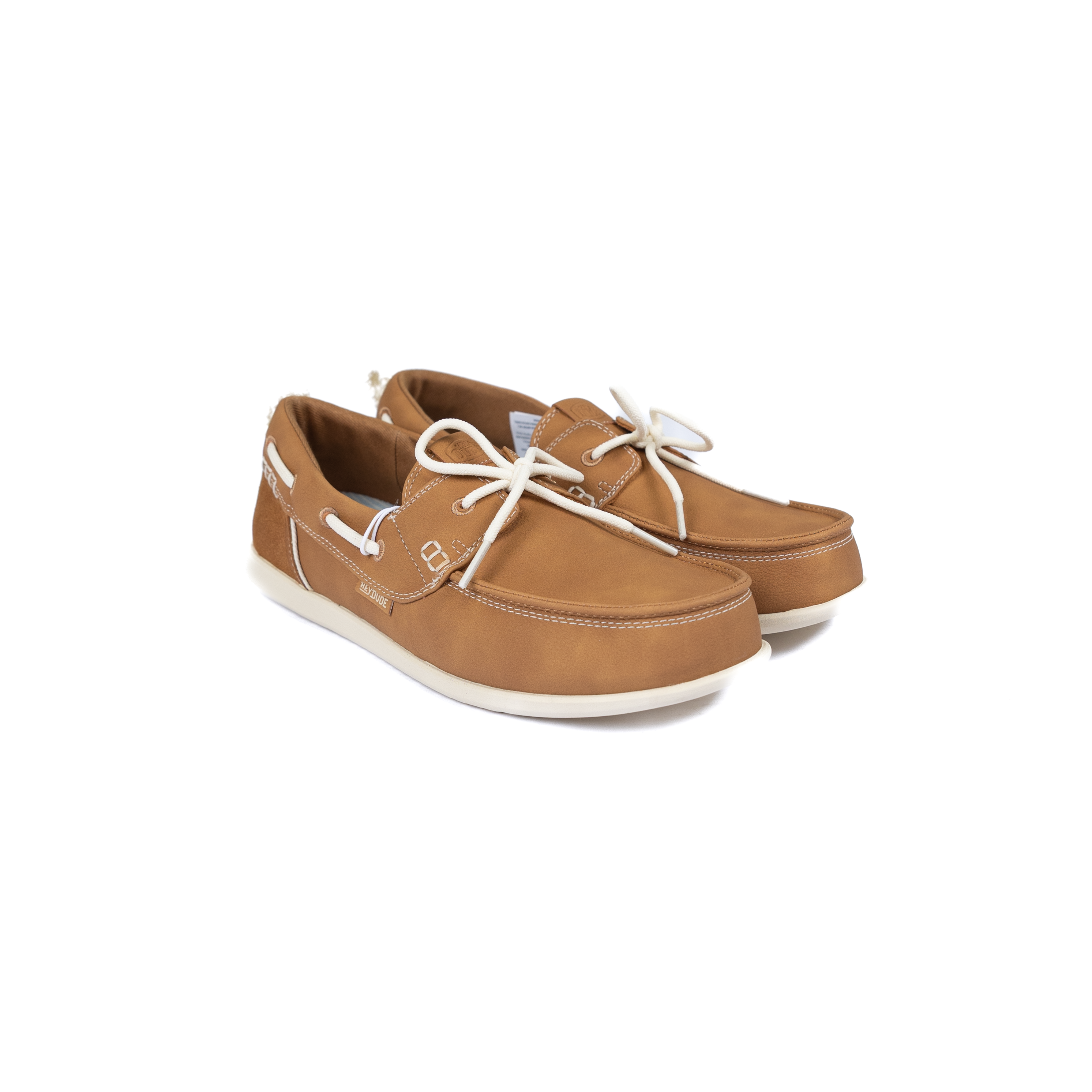 Women's Hey Dude Bone Brown Harbor Breeze Lo Classic Slip on Shoes 45199-2MY