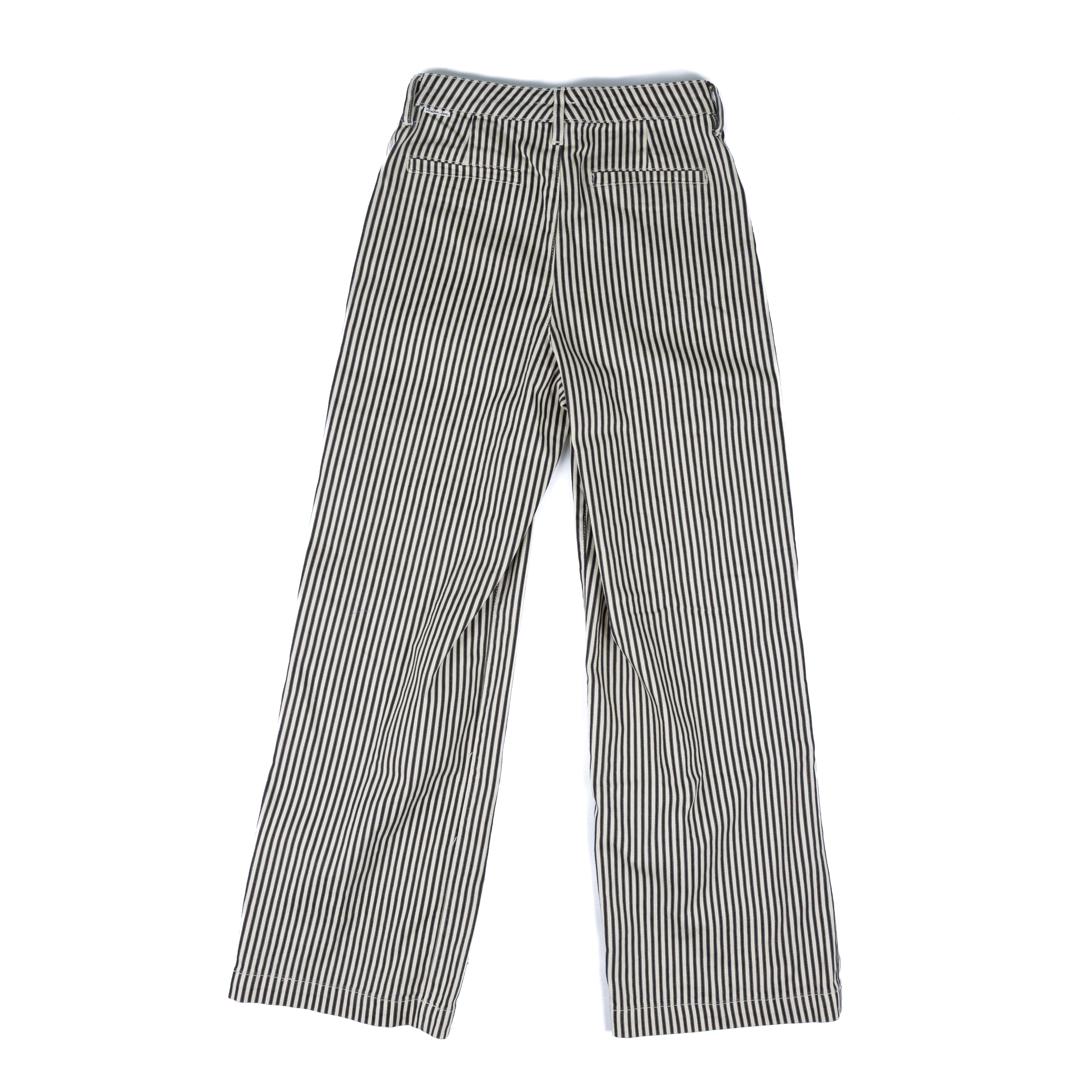 Women's Another Love Bristol Cream Black Striped Pants VCBM8159CRB