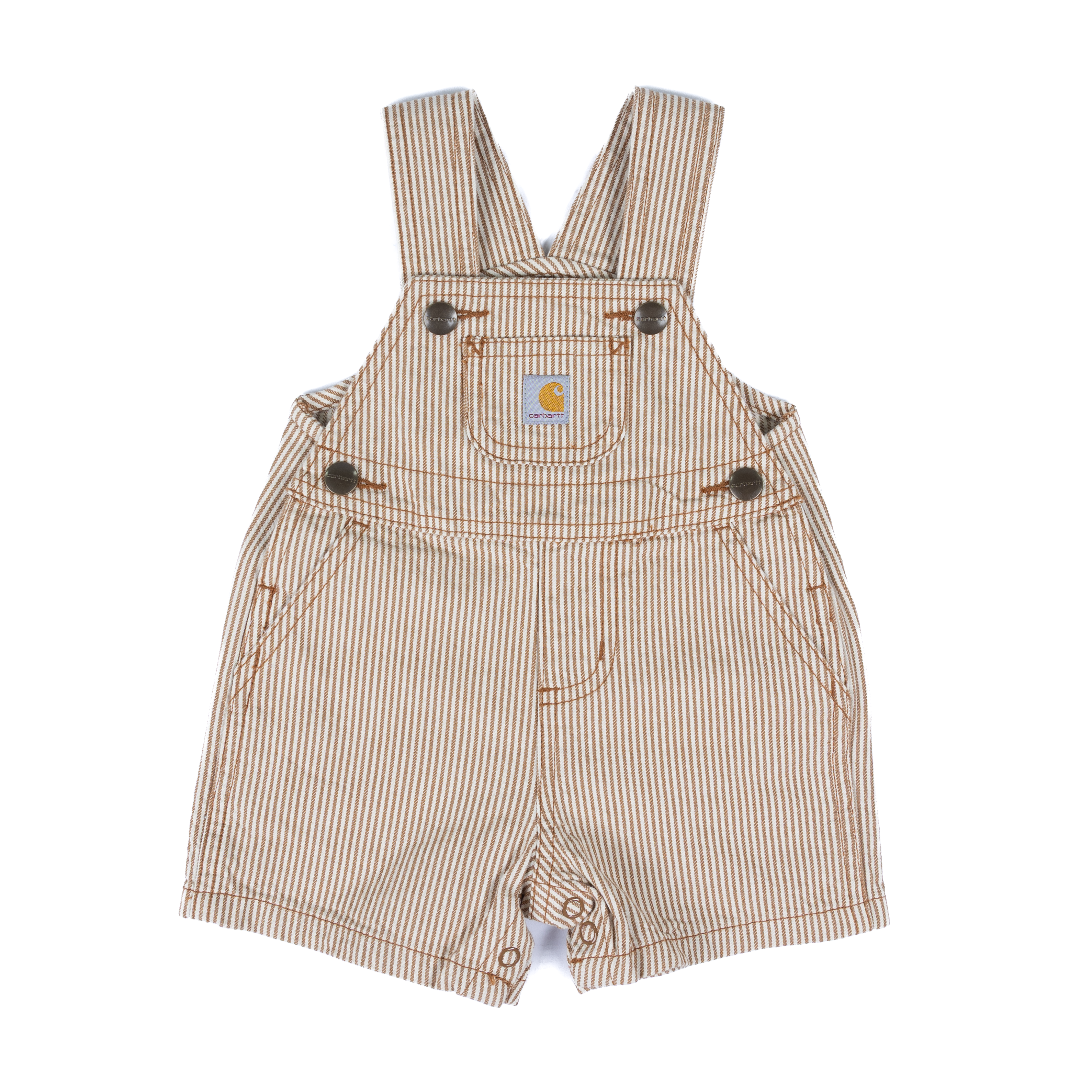 Boy's Carhartt Blue/Brown Short Sleeve Onesie Set CG8116-D15