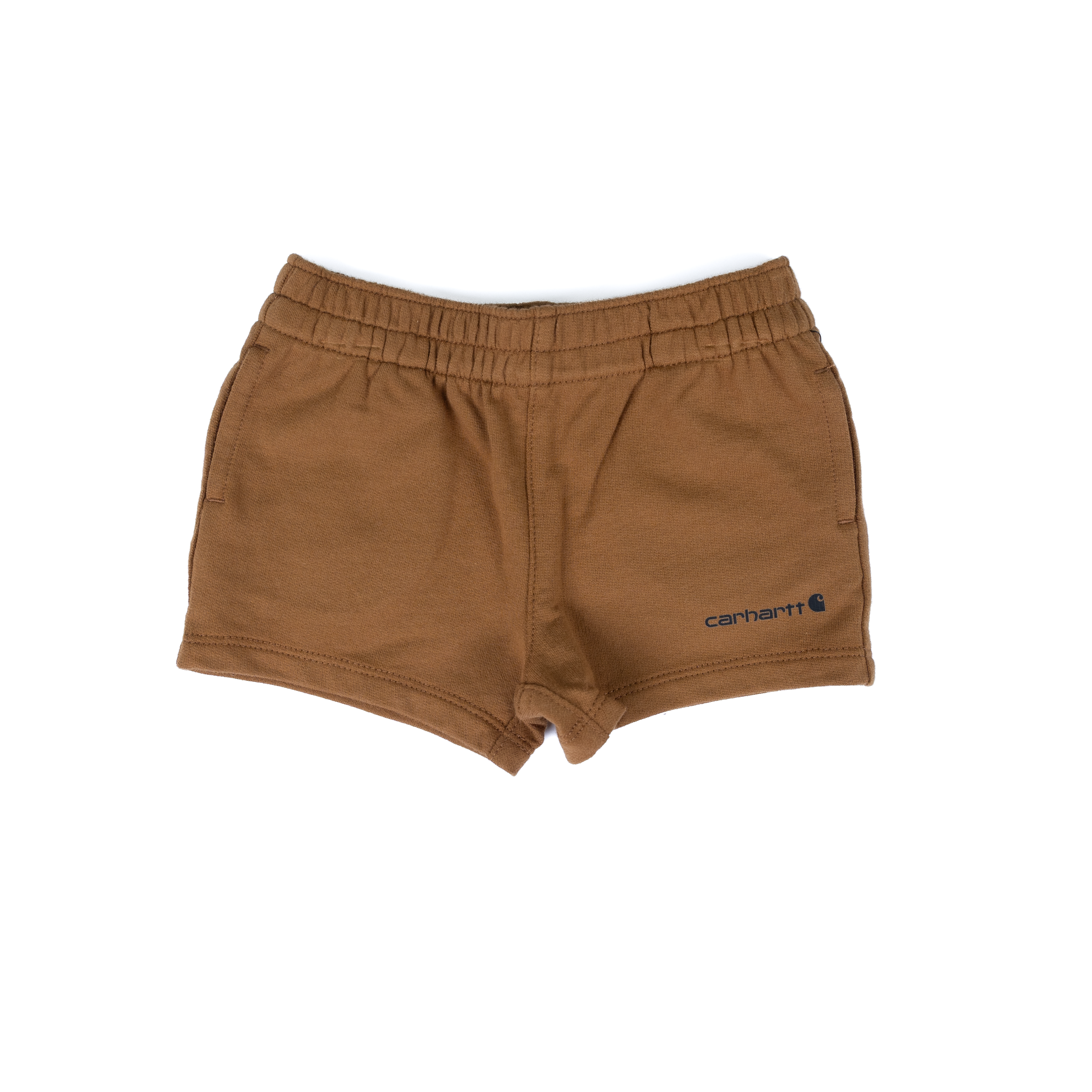 Boy's Carhartt French Terry Work Shorts - Carhartt Brown CH8345-D15