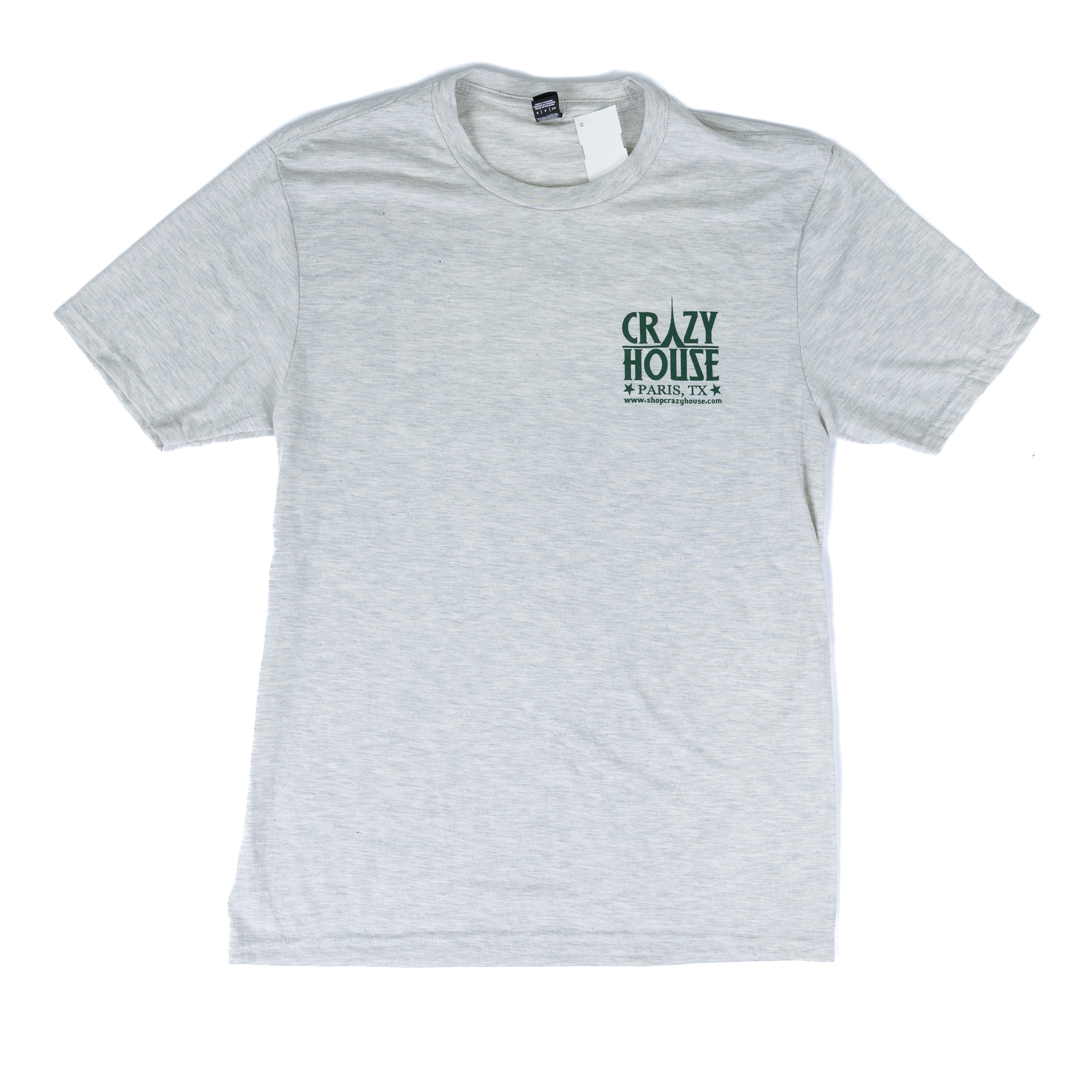 Crazy House Dog and Camo Print Short Sleeve T-shirt