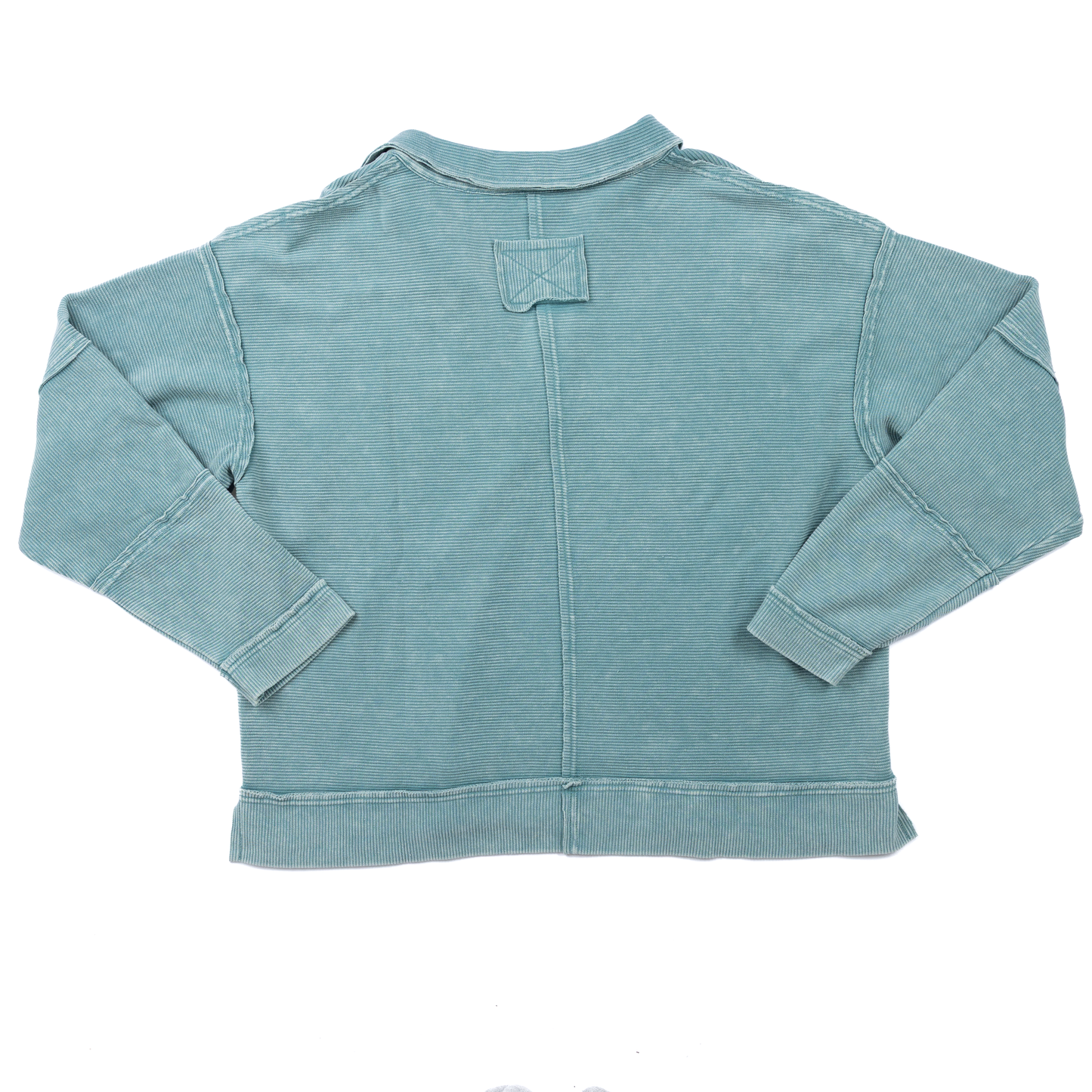 Women's Easel Faded Teal Thermal Top ET71627