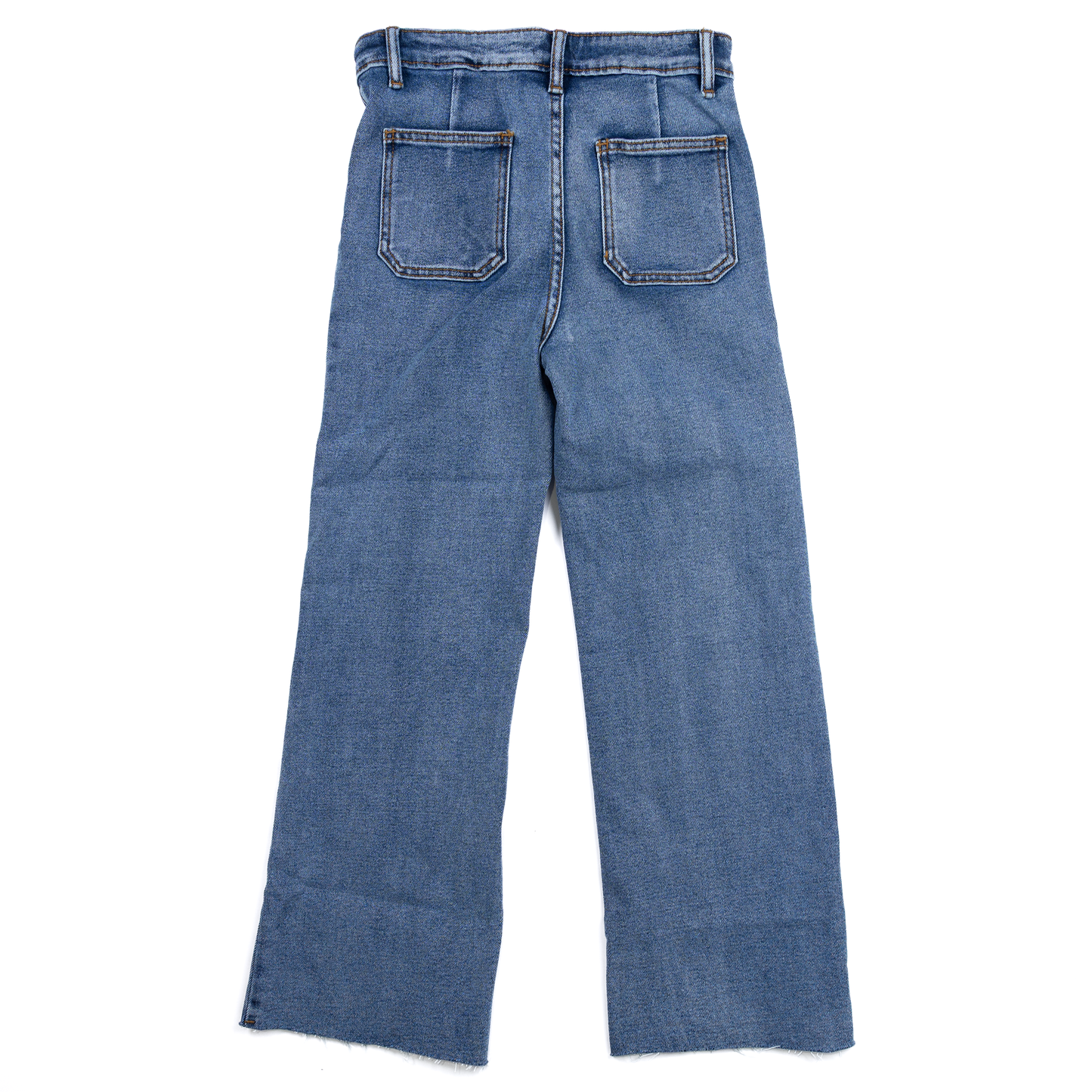 Girl's Twisted Filly Floral Embroidered Jeans