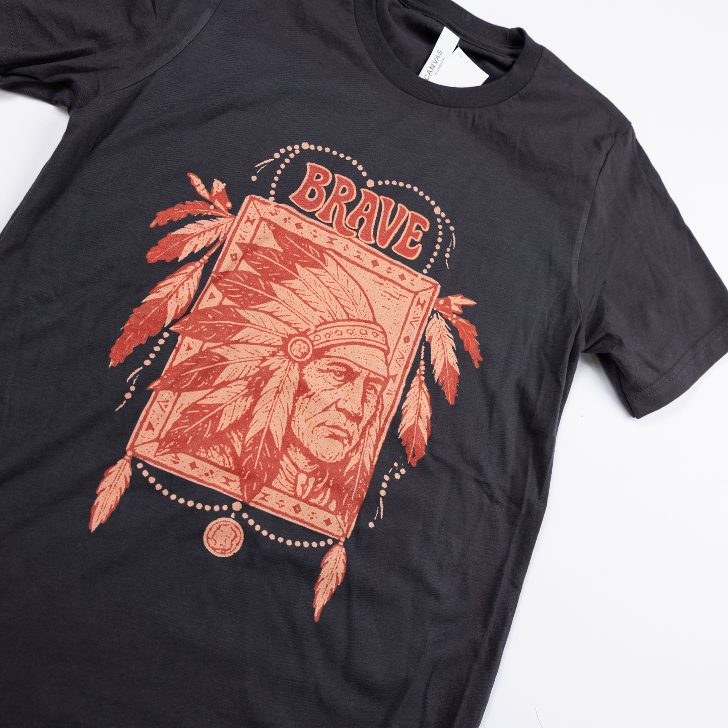 Women's Dark Gray "Brave Chief" T-shirt