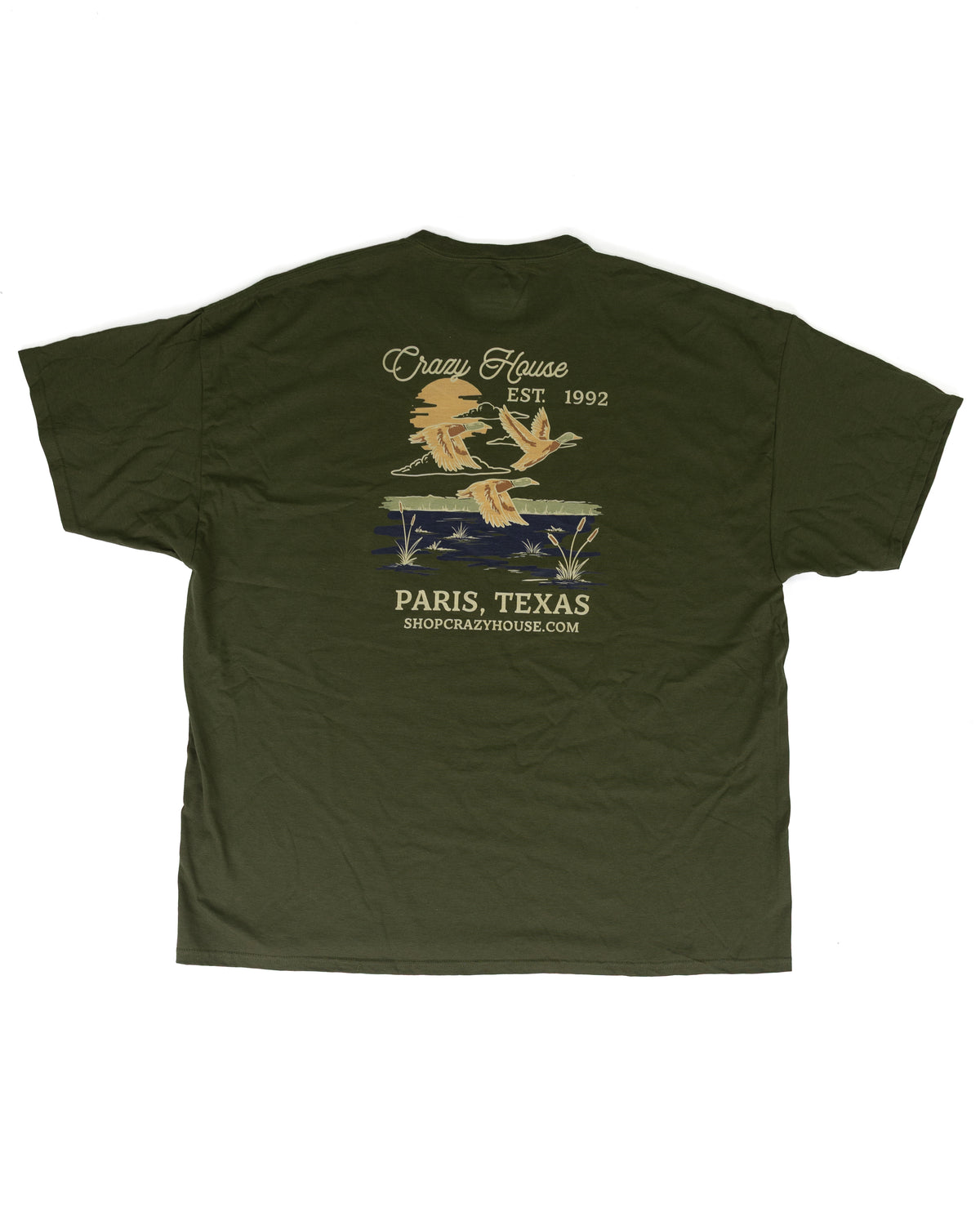 Men's Short Sleeve Mallard Crazy House Shirt