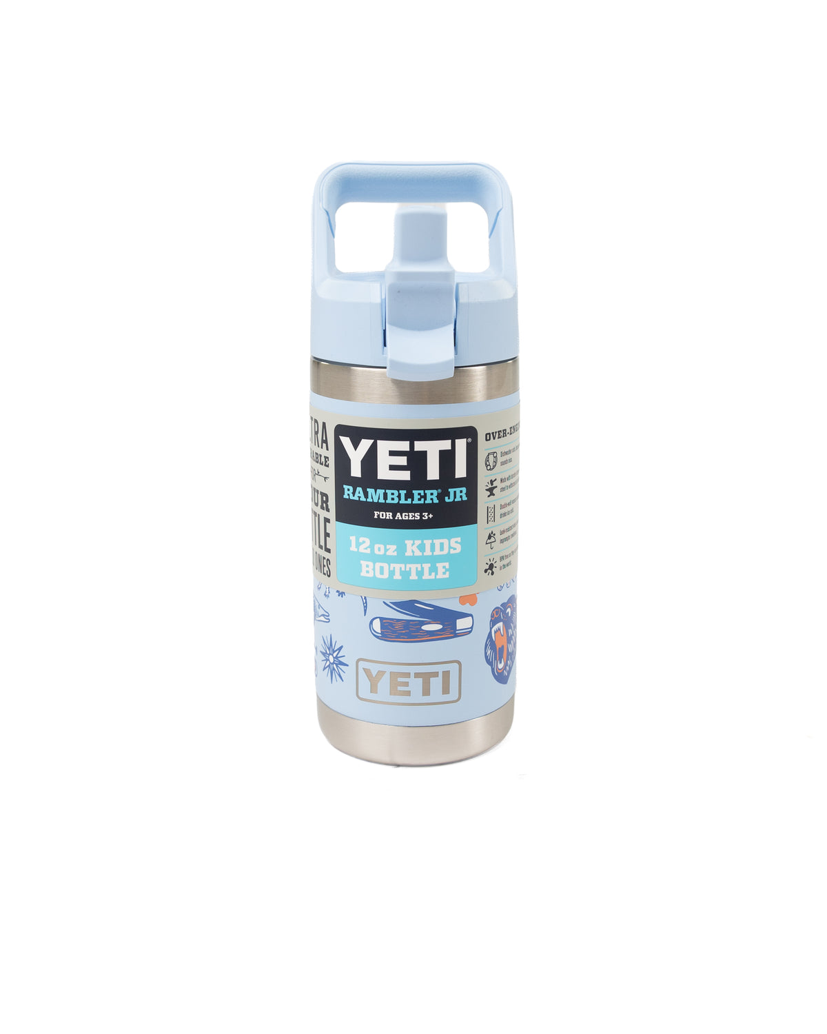 Yeti 12oz Sky Summer Camp Blue JR Rambler YRAMJR12BSKY