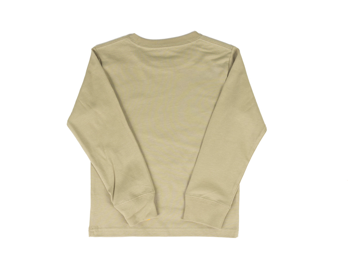Carhartt Boy's Long Sleeve Green T-shirt CA6871GR9-CA66