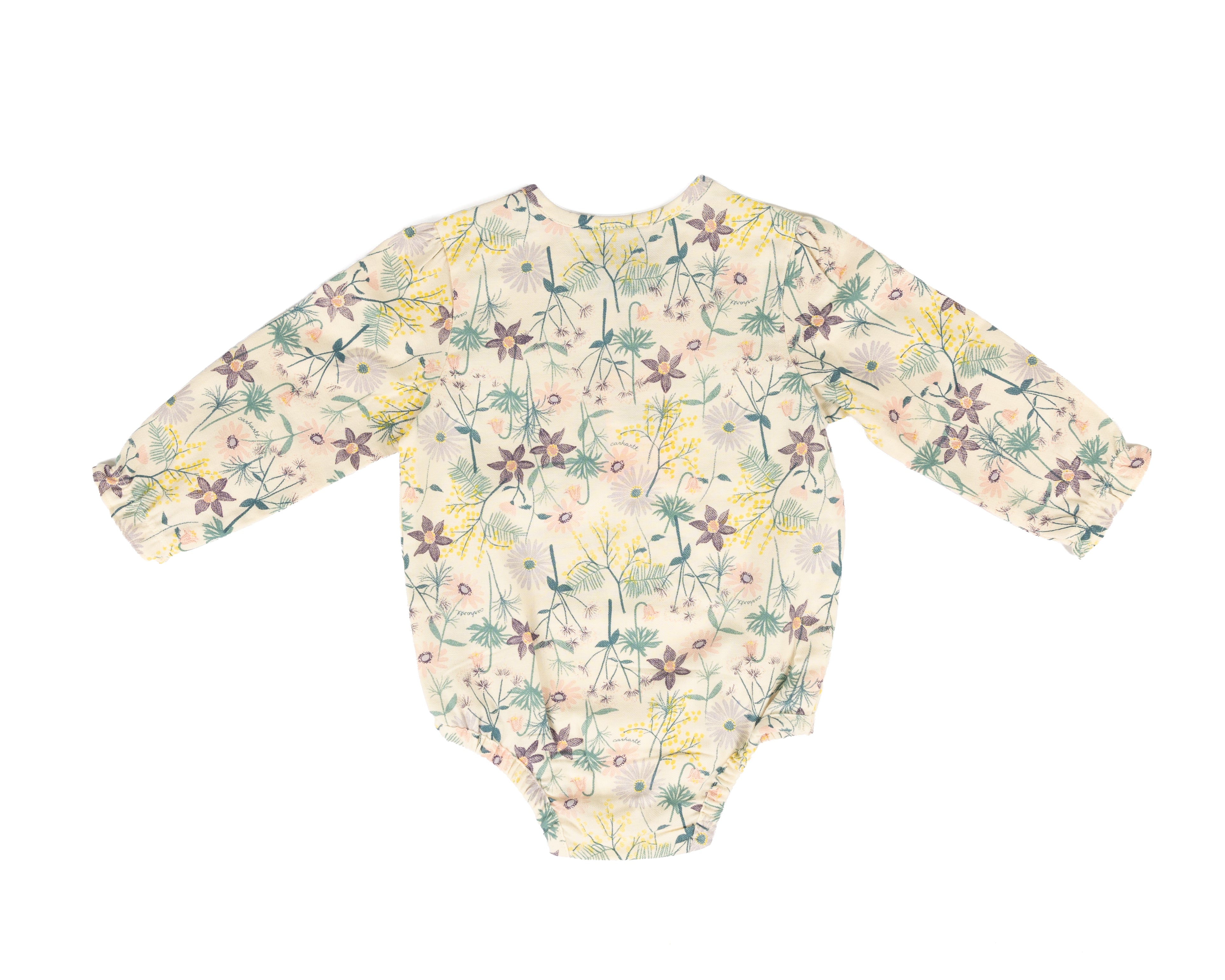 Carhartt Girl's Long Sleeve Floral Onesie CE9167CA35-LN1
