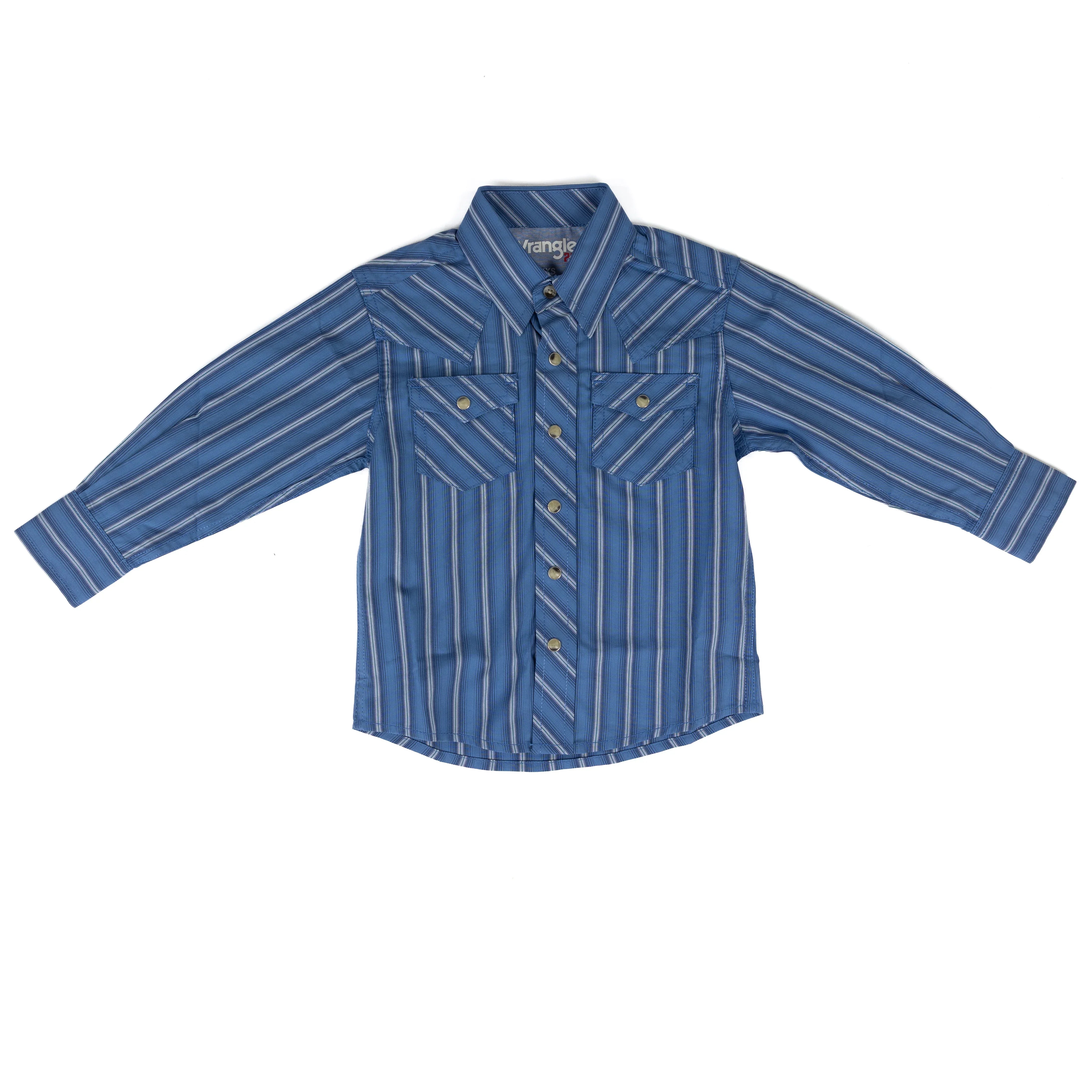 Boy's Wrangler 20X Advanced Comfort Western Snap Print Shirt 112381465