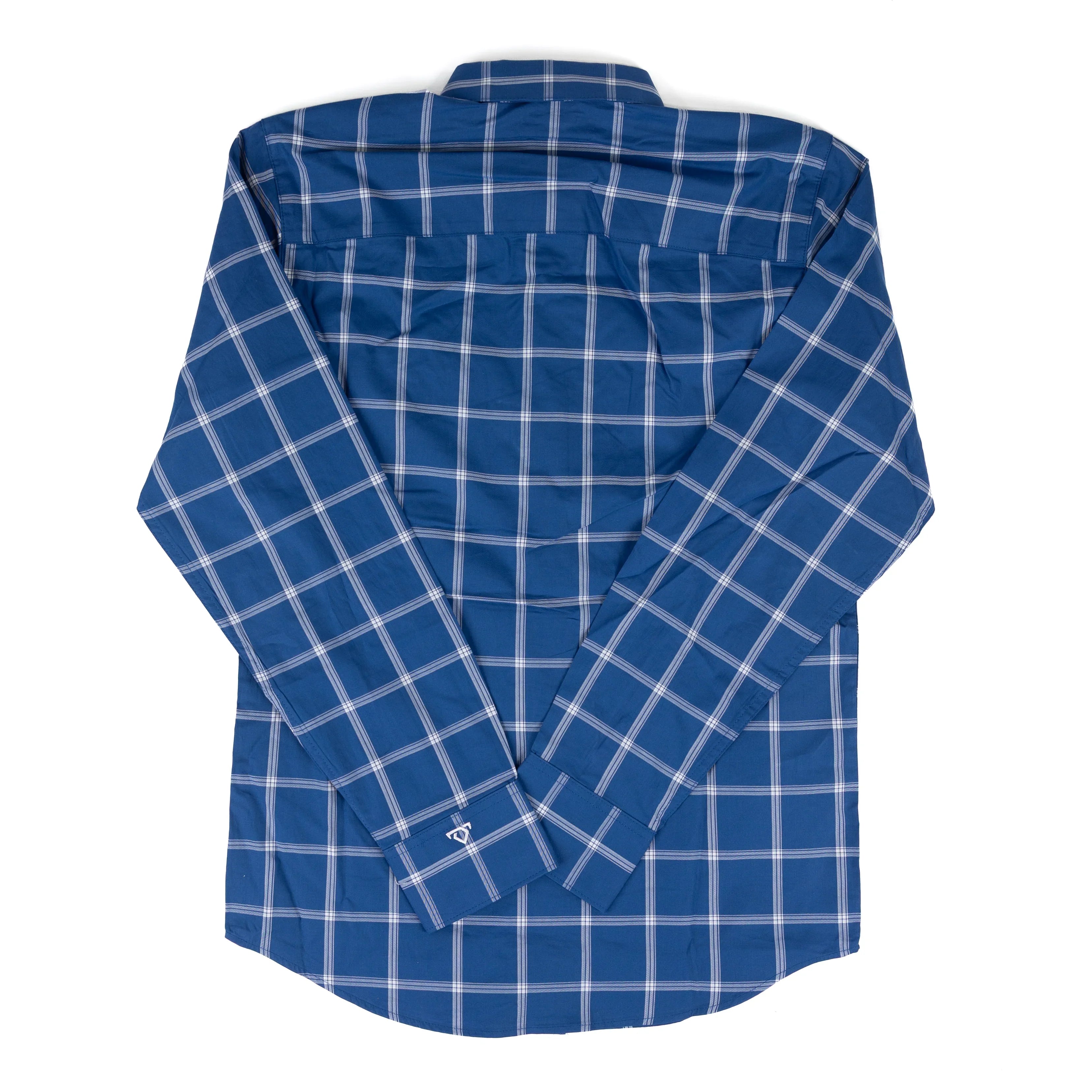 Men's Wrangler Cody Johnson Blue Plaid Button Down Shirt 112381551