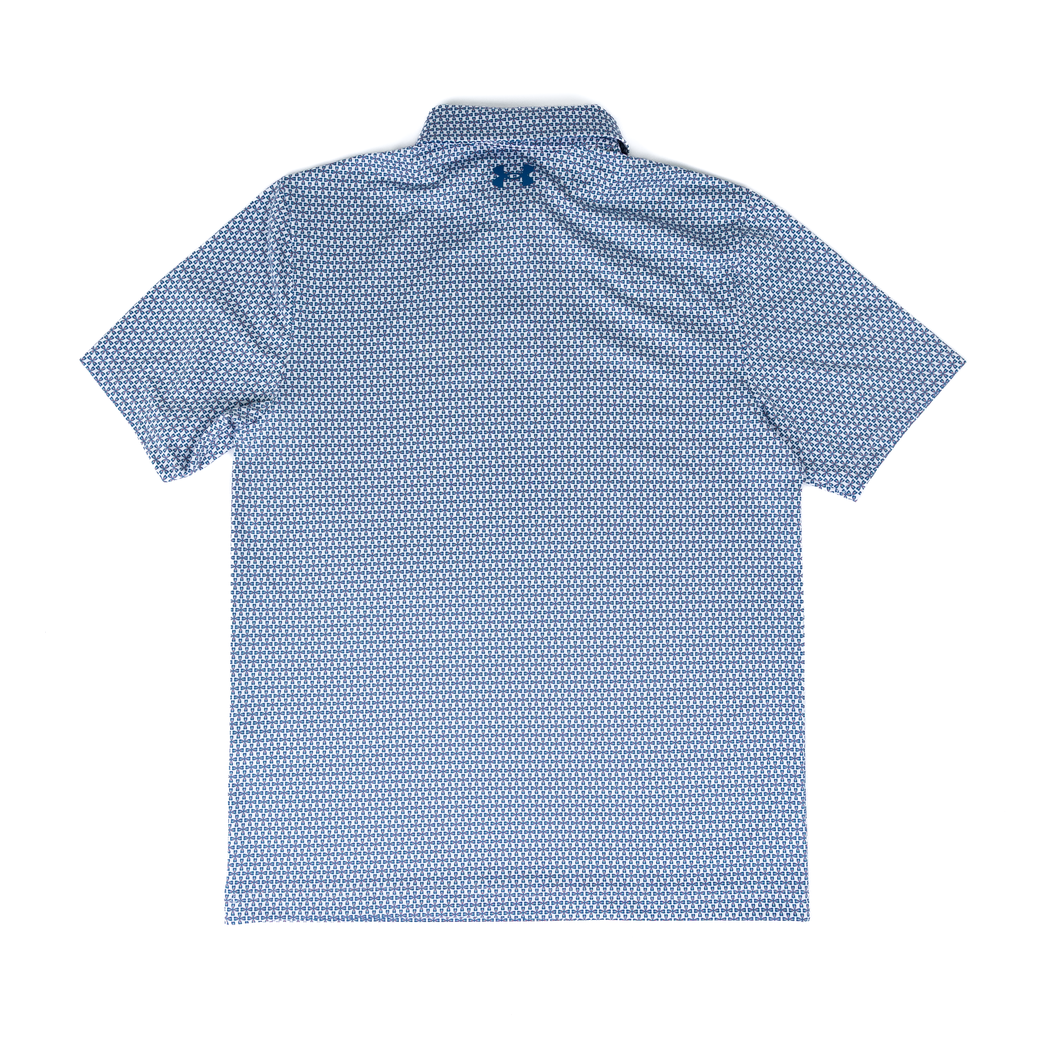 Men's Under Armour Blue Matchplay Printed Polo 6009800-100