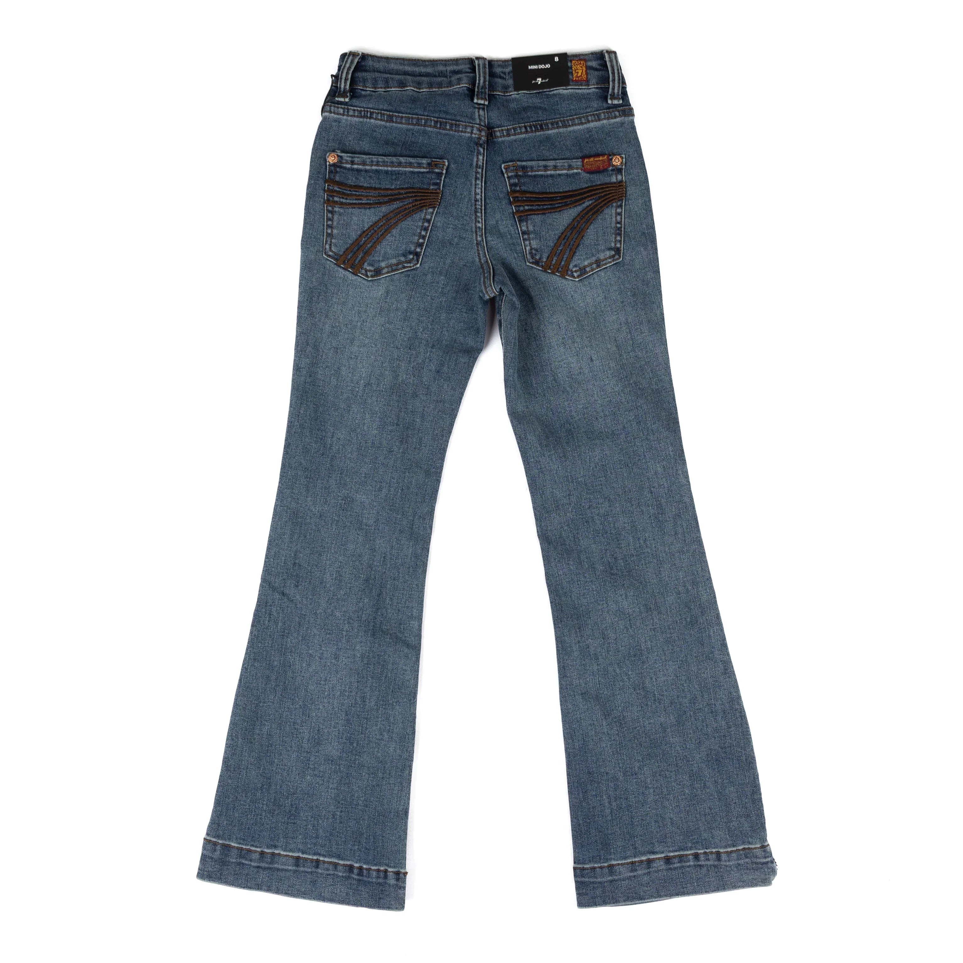 Girl's Seven for All Mankind Sea Level Mini Dojo Jeans 7KHF0H85-SVL