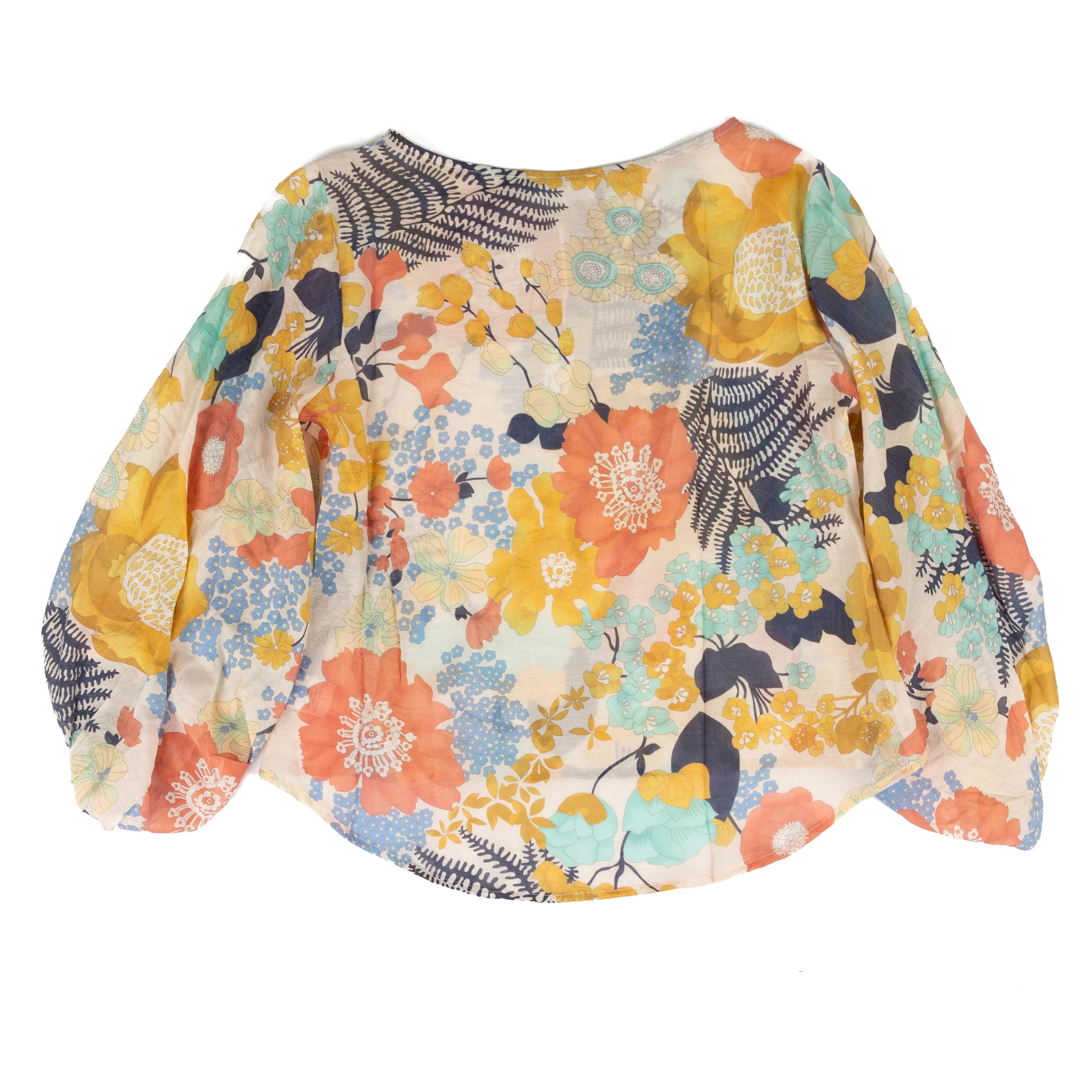 Women's ee:some Long Sleeve Multicolor Floral Blouse TH15728