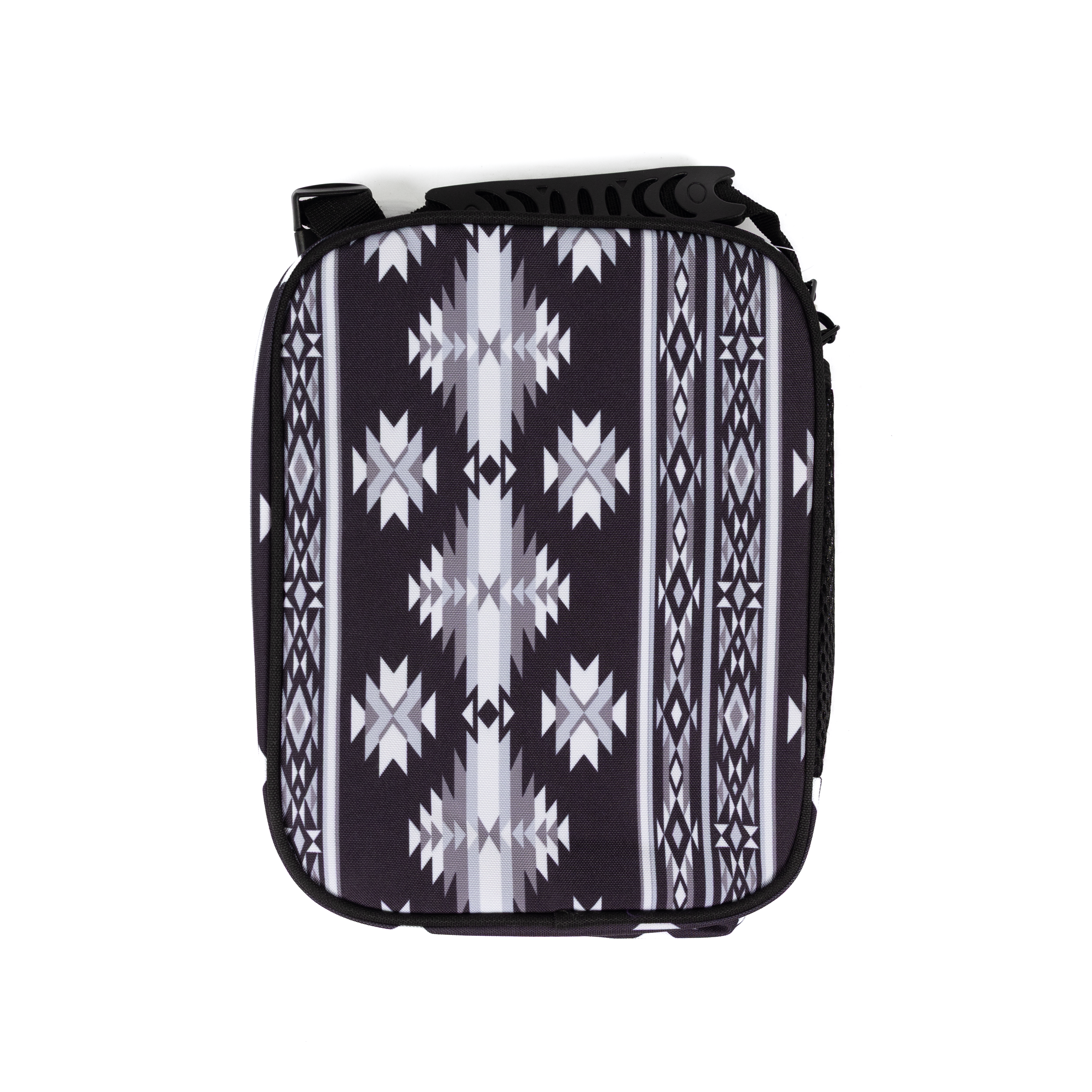 Hooey Black and Gray Aztec Lunchbox HLB2601AZBK
