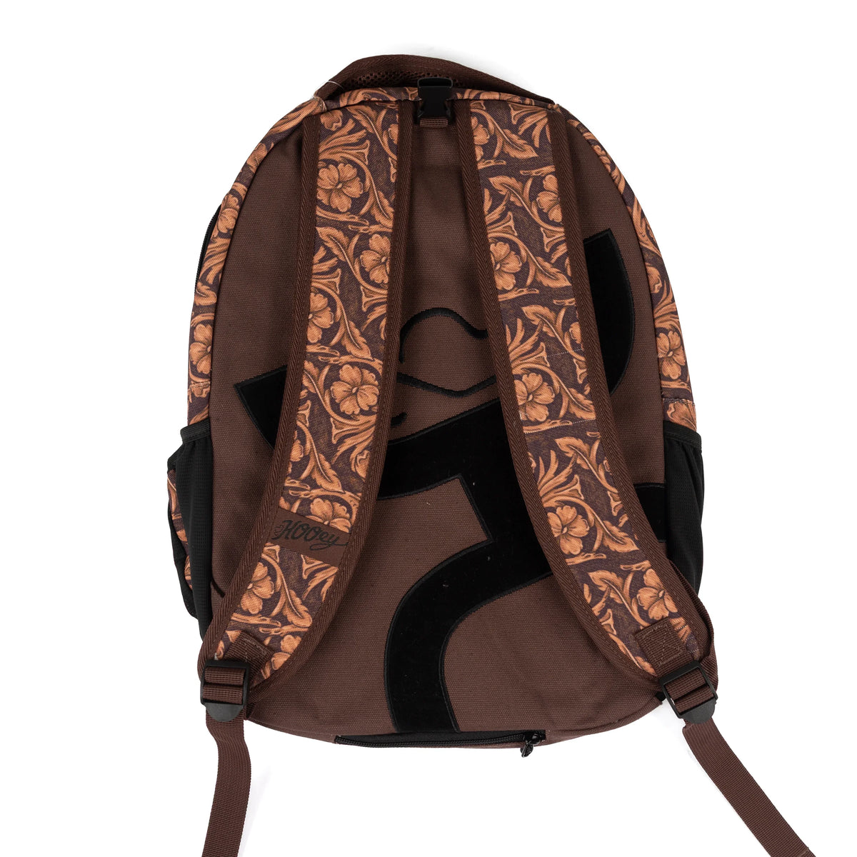 Hooey Recess Brown and Tan Leather Patterned Backpack BP2601BRPR