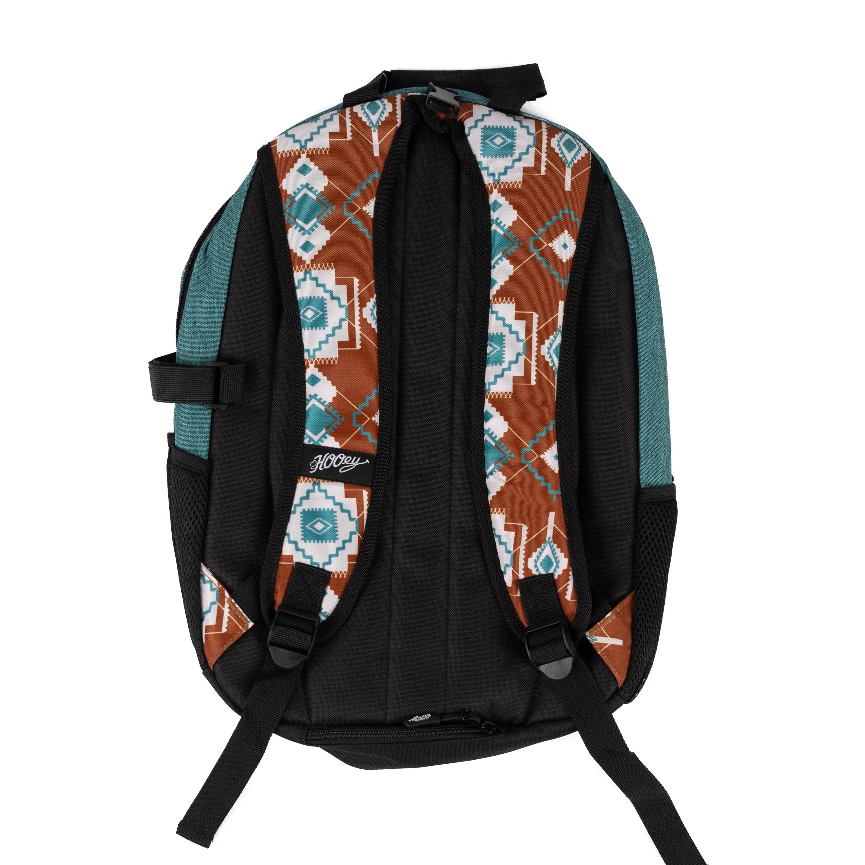 Hooey Rockstar Teal and Rust Aztec Backpack BP2602TLRU