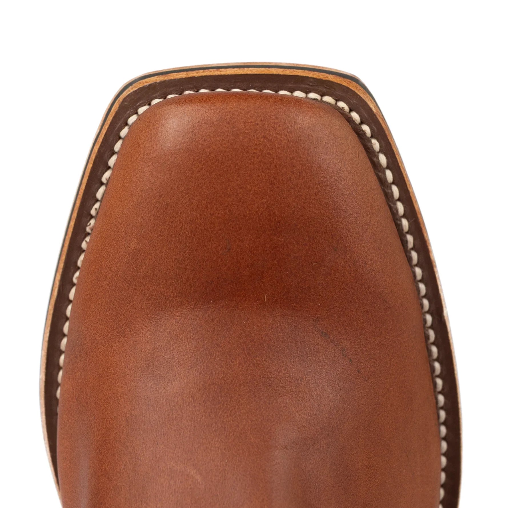 Olathe Chestnut Oiled Latigo Cutter Toe Boots
