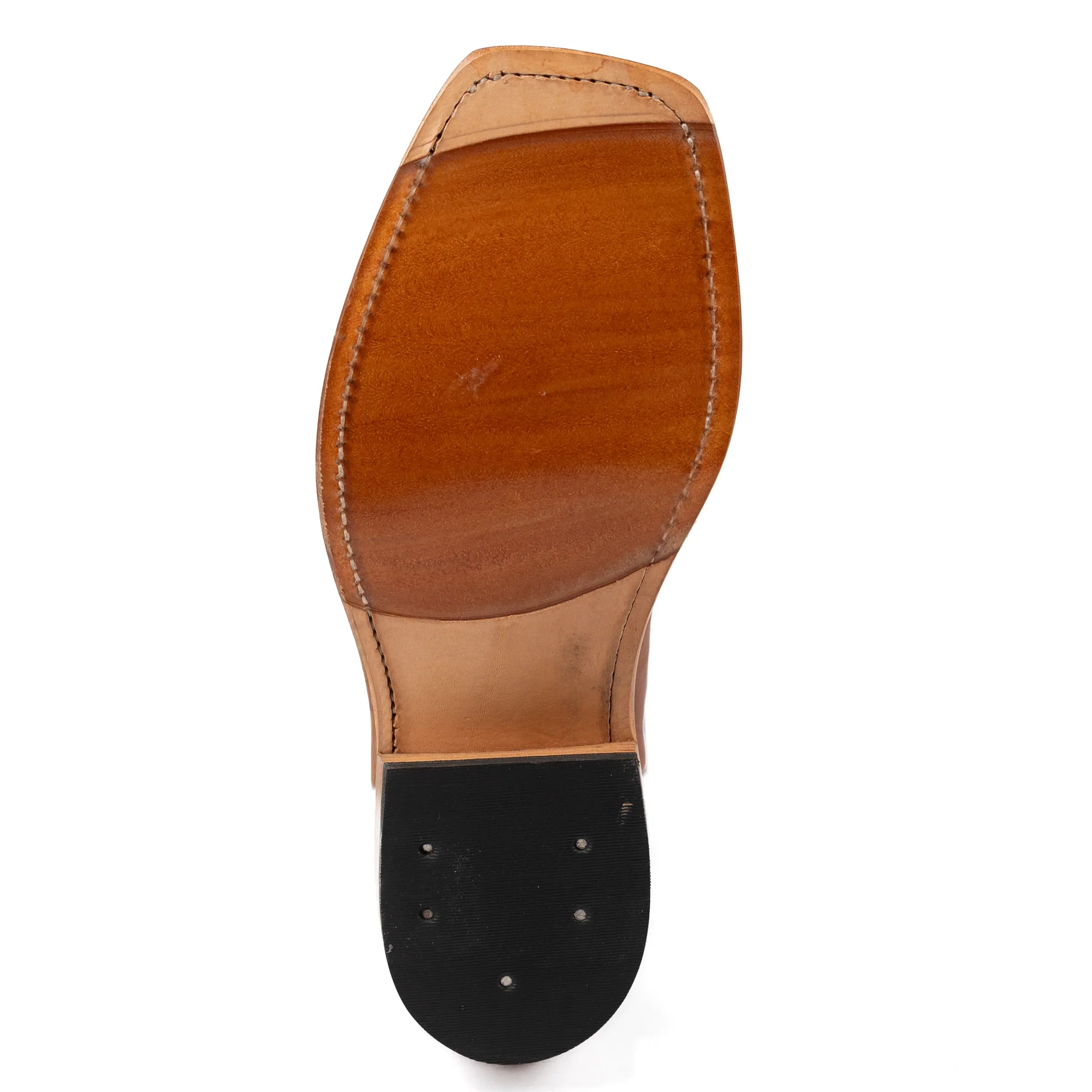 Olathe Chestnut Oiled Latigo Cutter Toe Boots