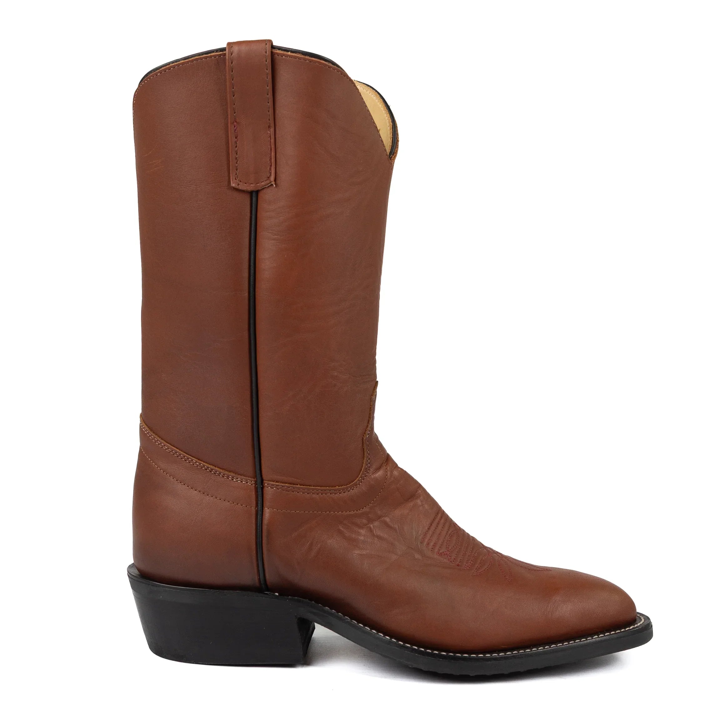 Olathe Brown Mule R Toe Boots