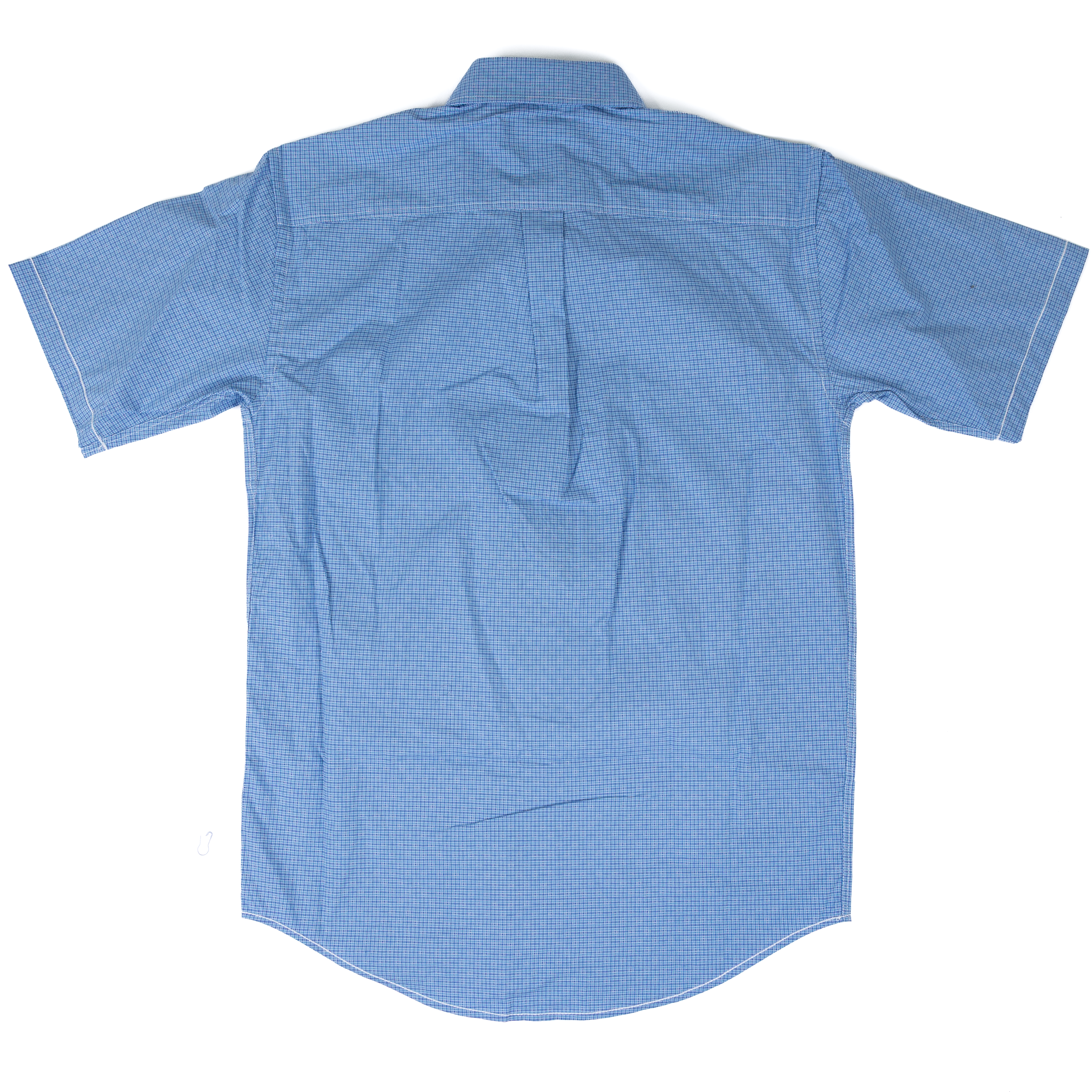 Men's Panhandle Blue Short Sleeve Button Up Shirt RMB3S08267