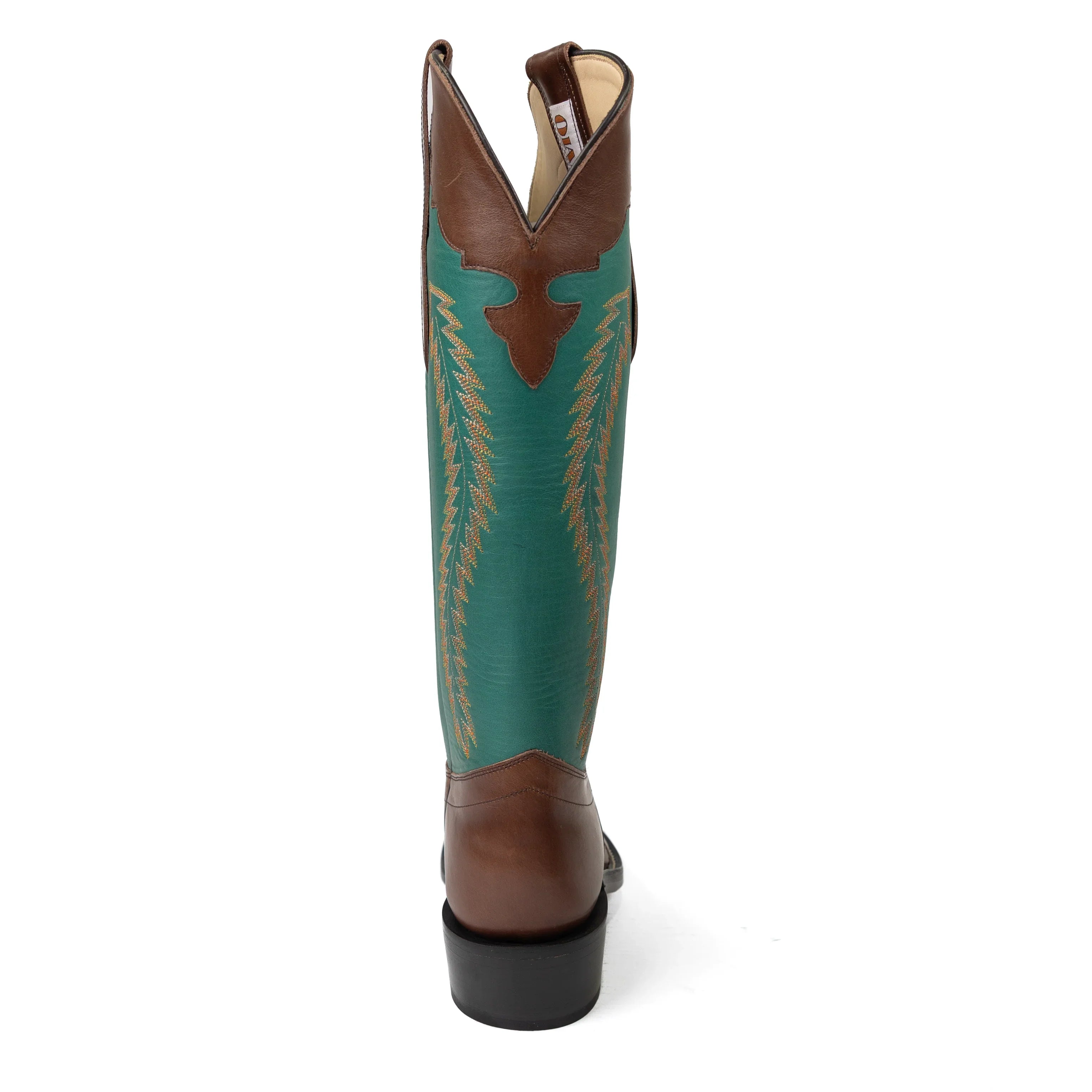 Olathe Chocolate Horsebutt U Toe Boots