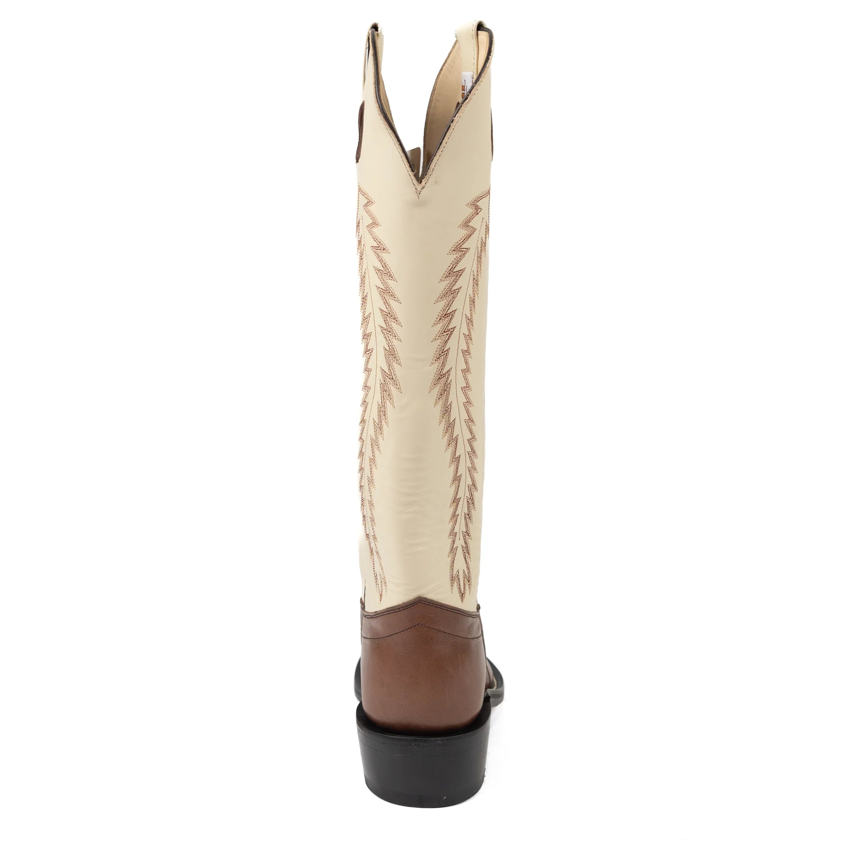 Olahe Chocolate Horsebutt U Toe Boots