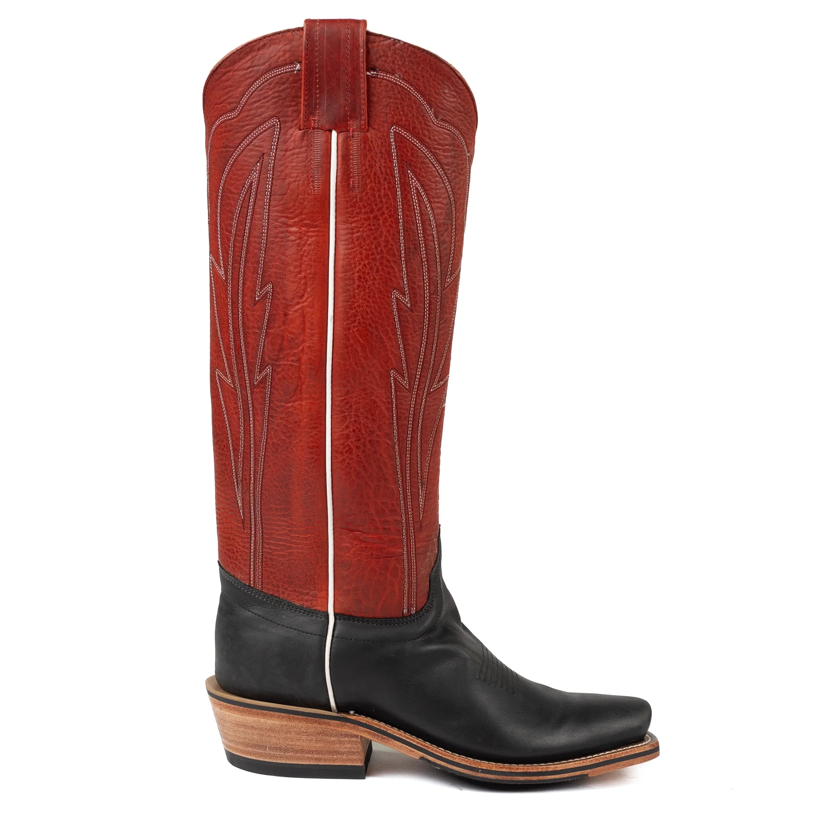 Olathe Black Wyoming Narrow Square Toe Boots