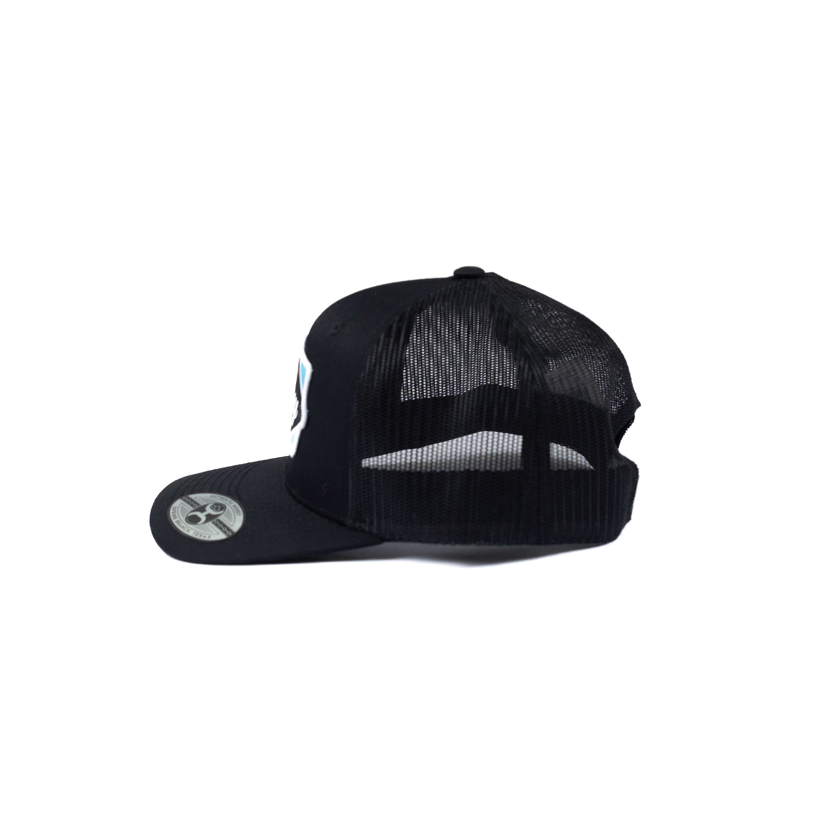 Men's Hooey Black Mesh Cap with Diamond Patch 2322T-BK