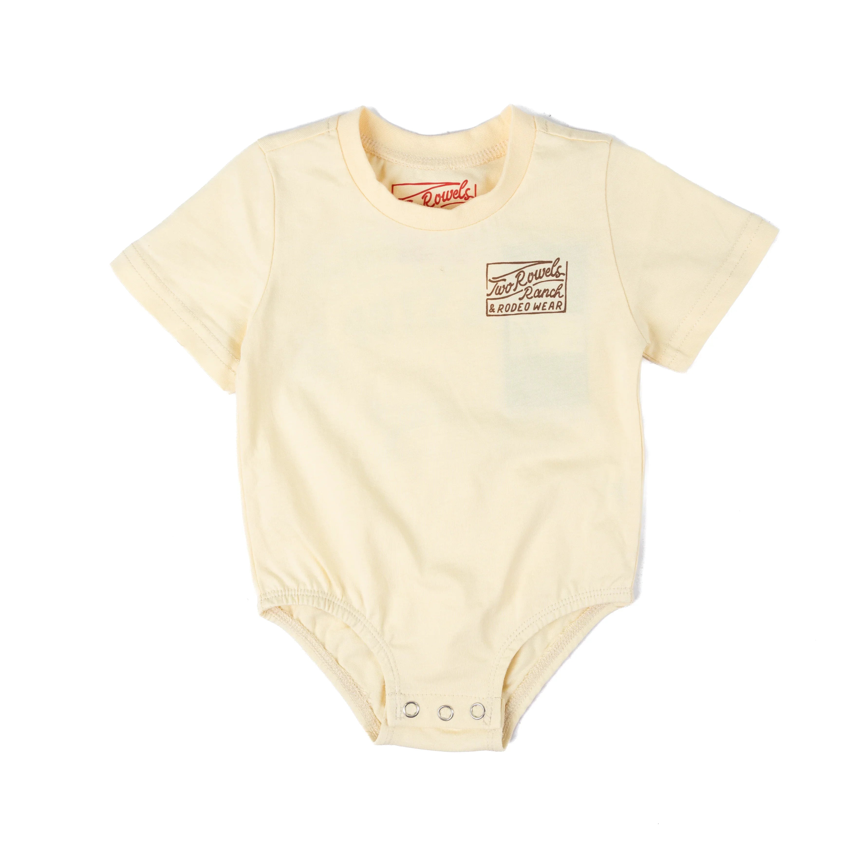 2 Rowels Ranch Infant Double Hock and Big Stop Onesie