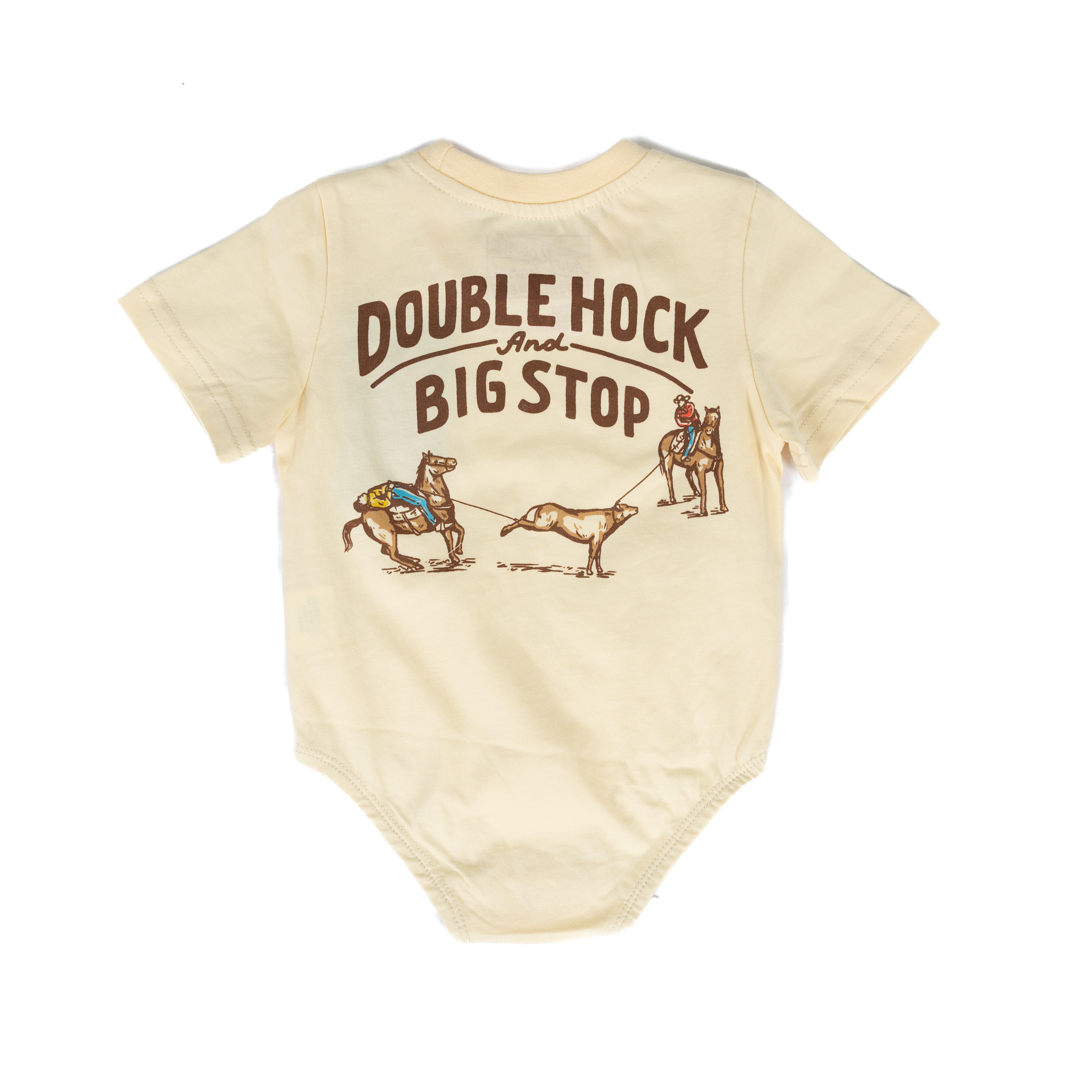 2 Rowels Ranch Infant Double Hock and Big Stop Onesie