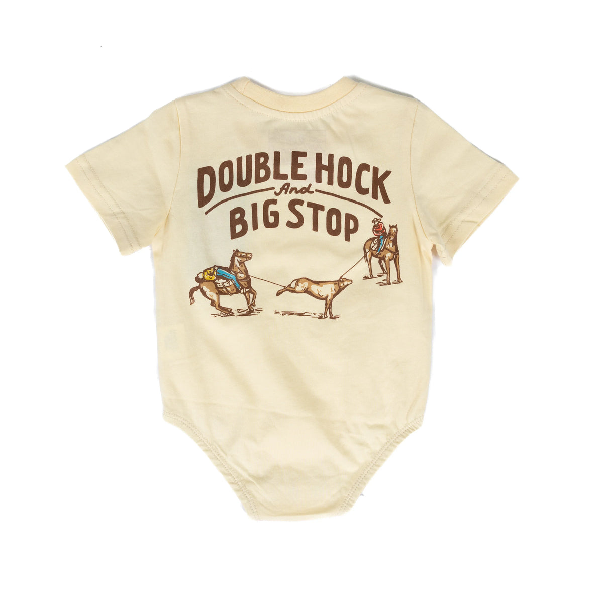 2 Rowels Ranch Infant Double Hock and Big Stop Onesie