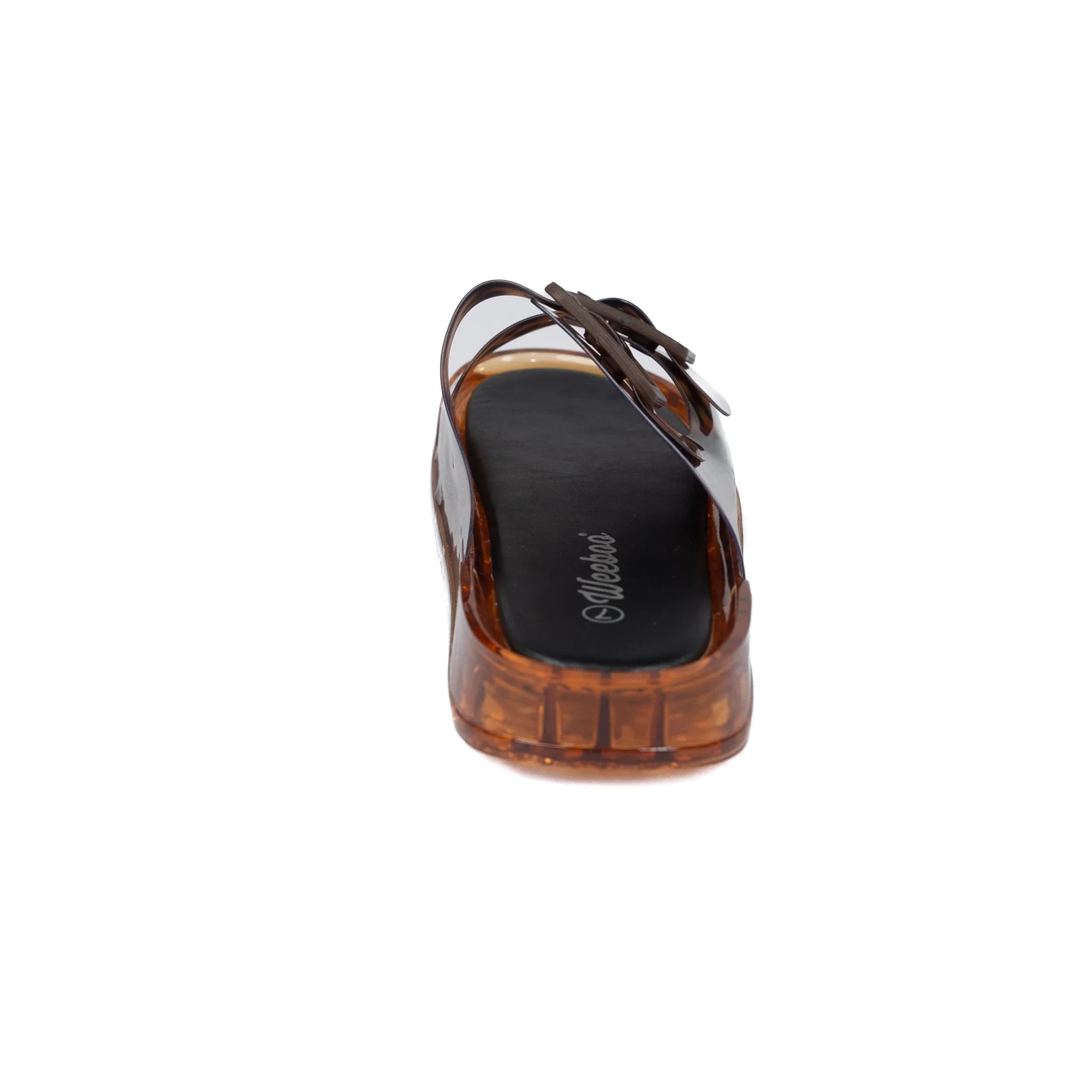 Women's Leopard Jelly Open Toe Sandals