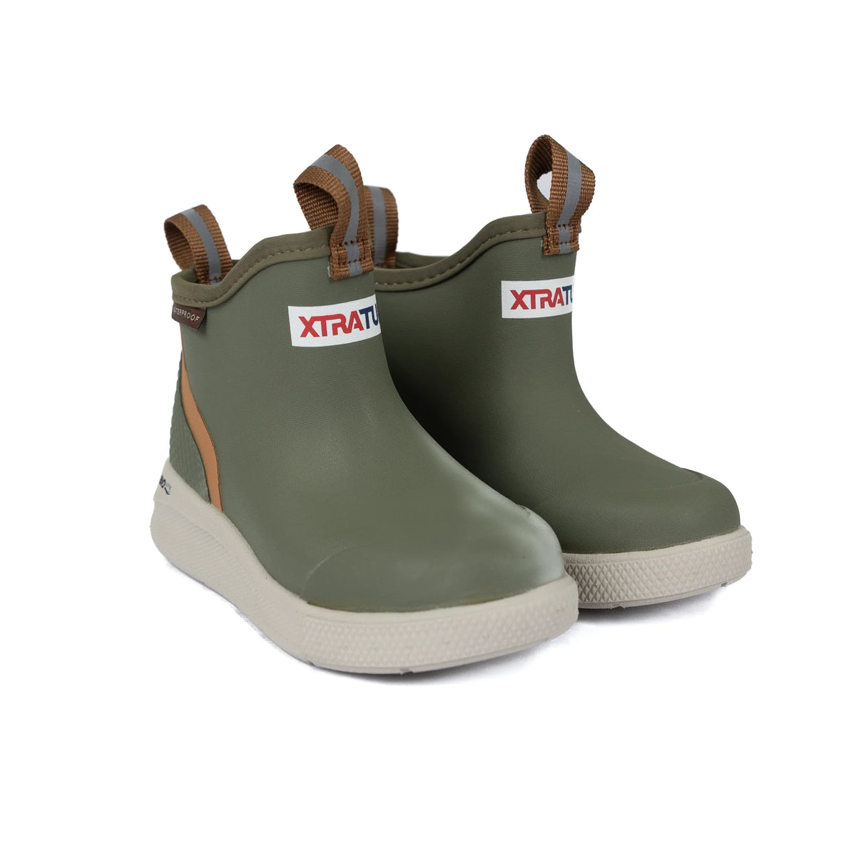 XTRATUF Kid's Green Sport Ankle Deck Boot XKADS300