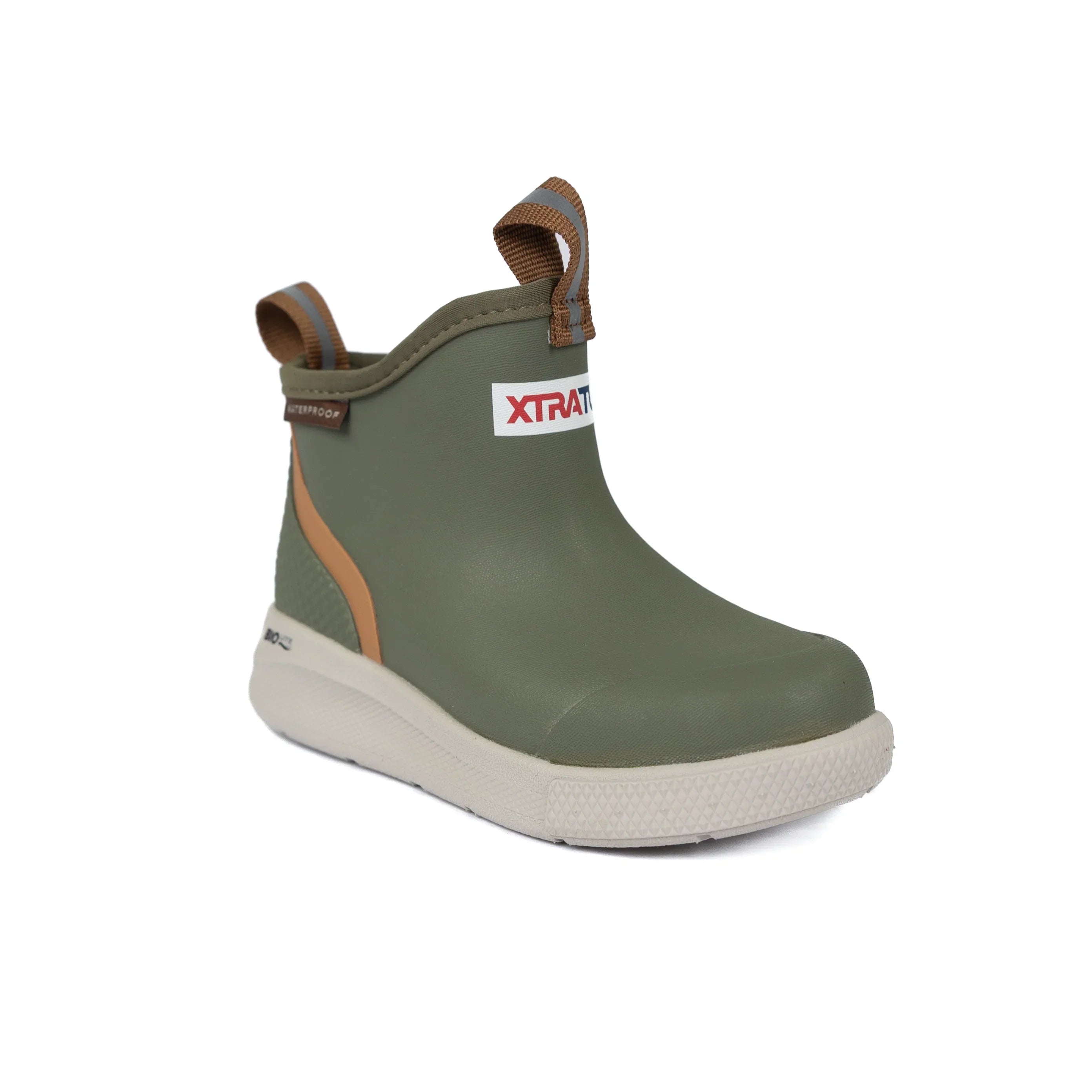 XTRATUF Kid's Green Sport Ankle Deck Boot XKADS300