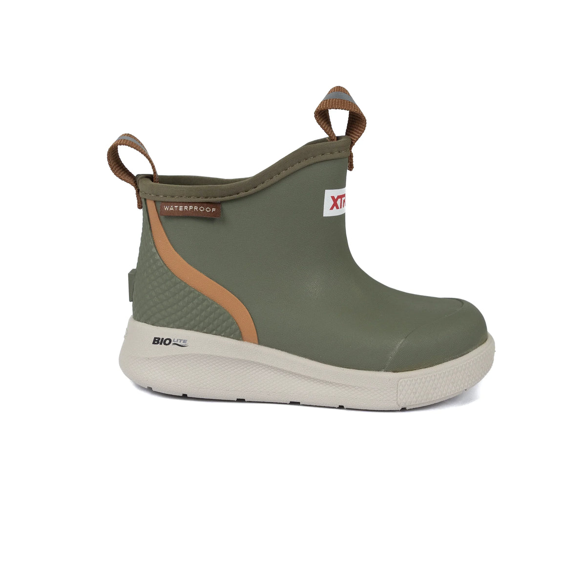 XTRATUF Kid's Green Sport Ankle Deck Boot XKADS300