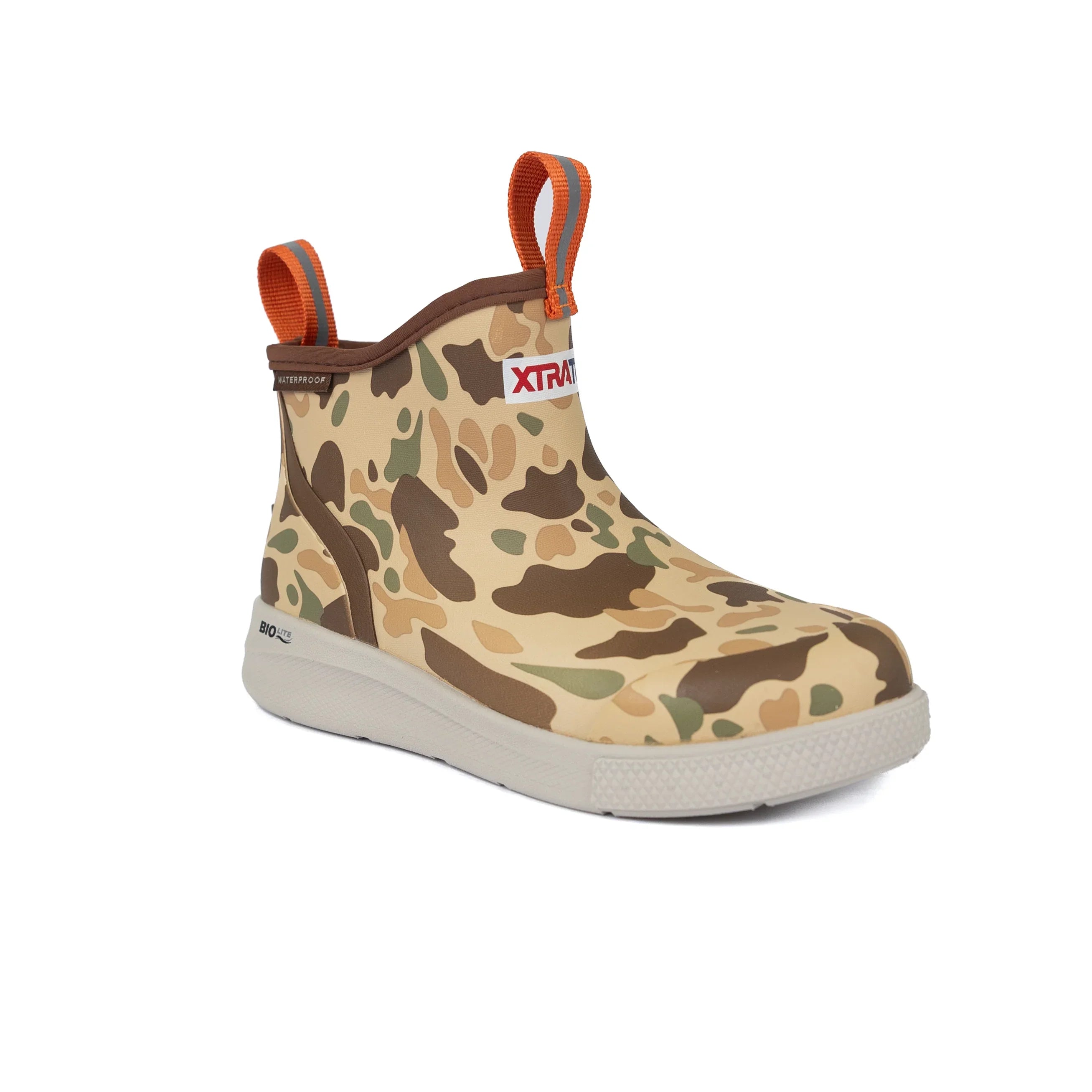 XTRATUF Kid's Duck Camo Ankle Deck Boot Sport XKADSDCM