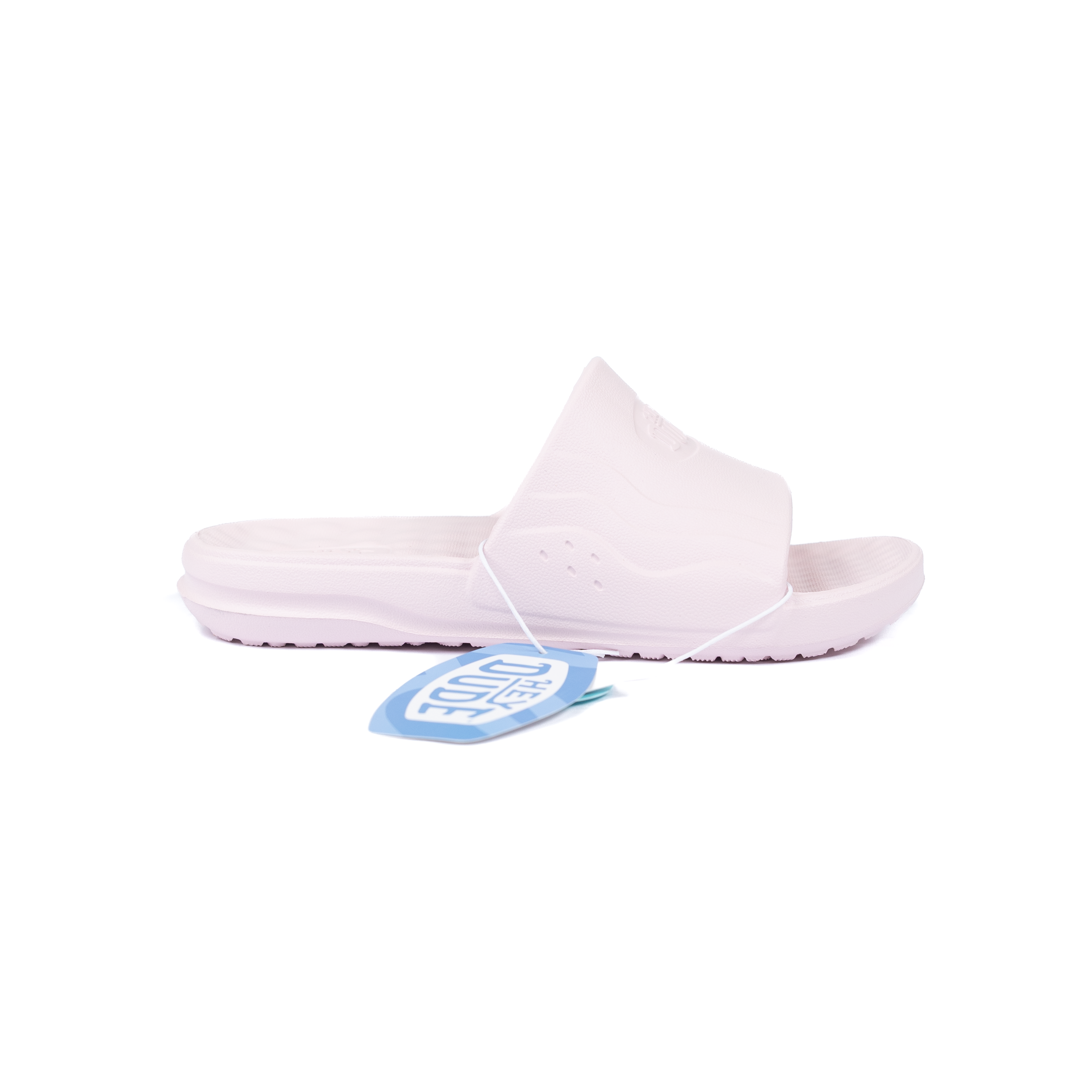 Women's Hey Dude Pale Lilac Wave Slides 44659-7CK