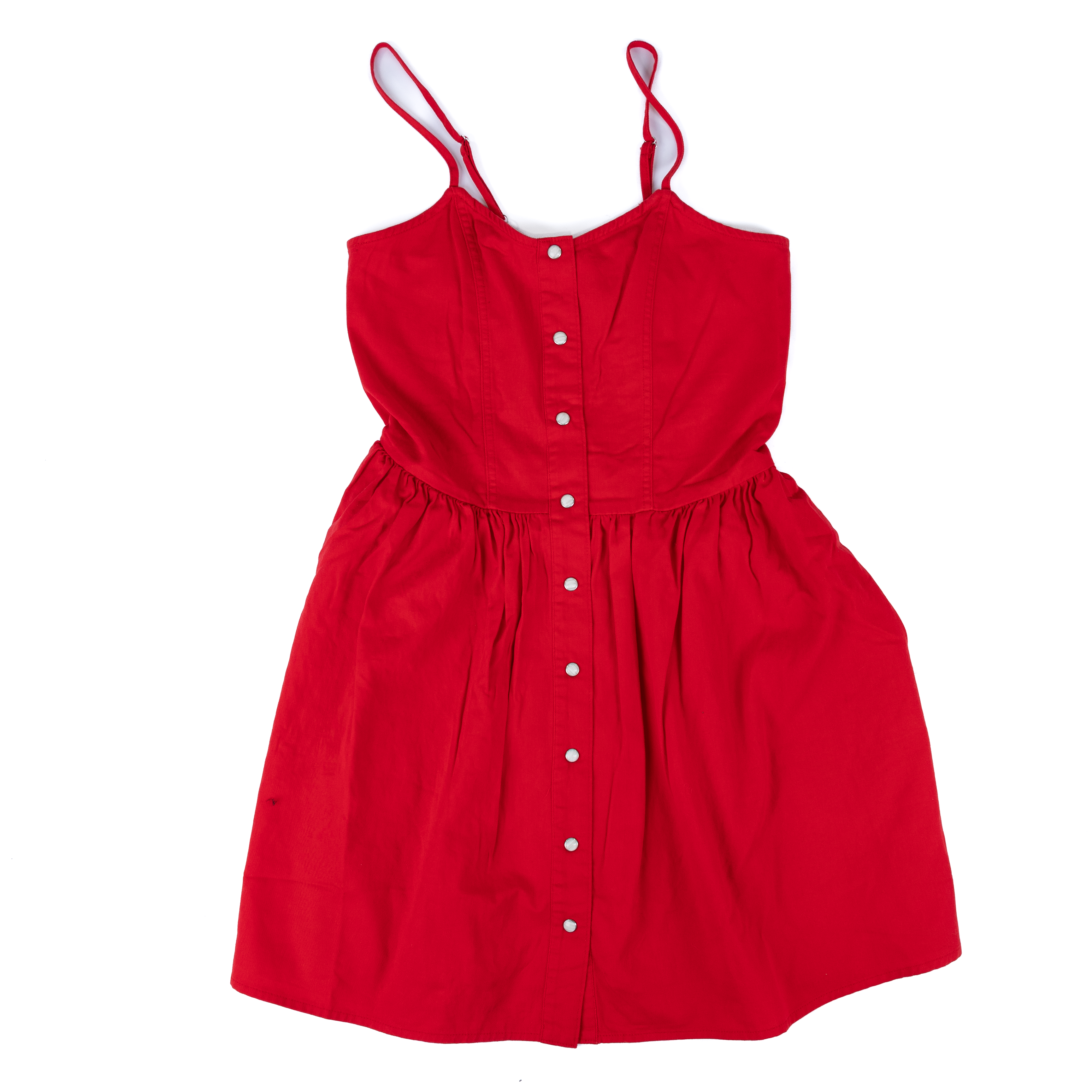 Women's Wrangler Red Sleeveless Snap Dress 112379499