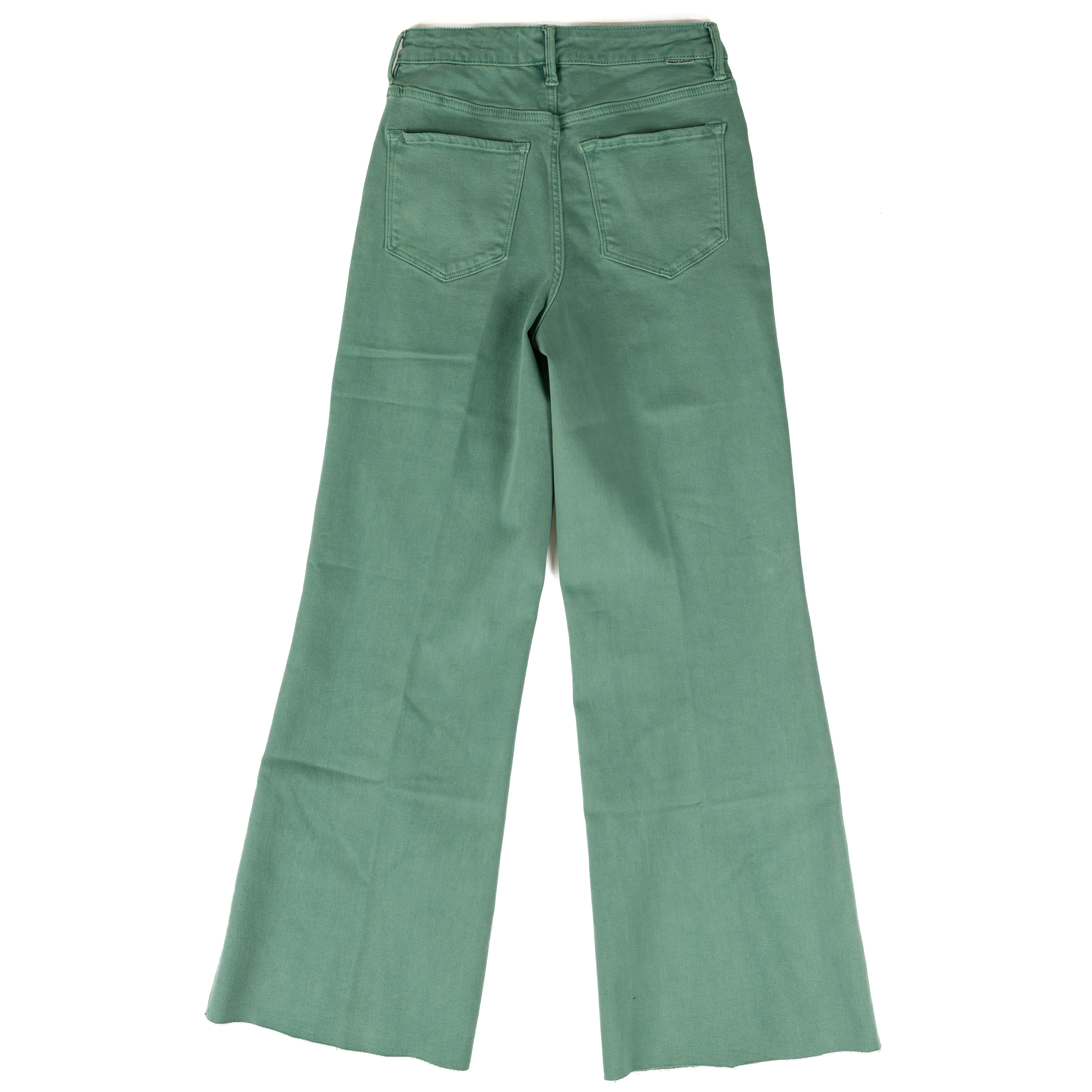 Women's Dear John Oil Blue Fiona High Rise Cut Off Hem Pants DPM55C356OBE