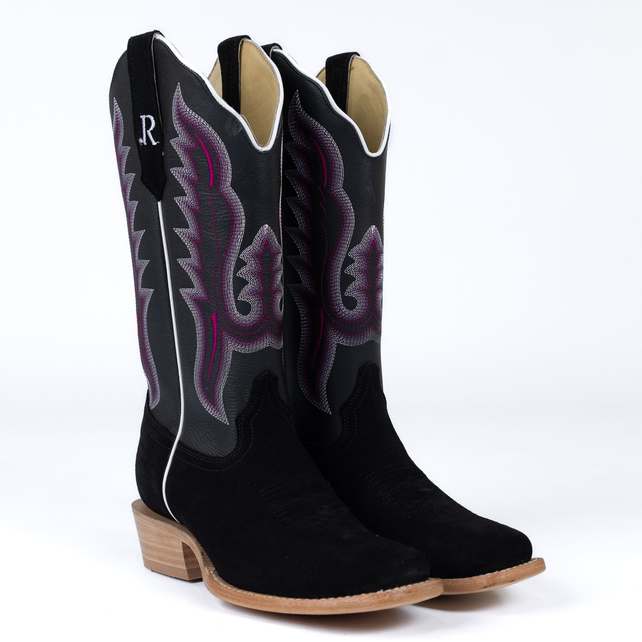 Women's R. Watson Black Roughout Boots with 13" Black Tops RWL8400-1