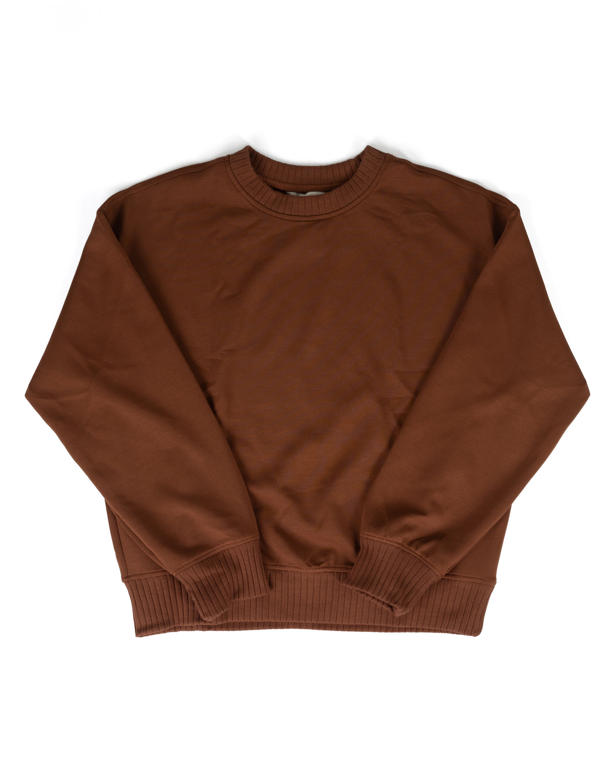 Rae Mode Women's Modal Scuba Luxe Crew Neck Top