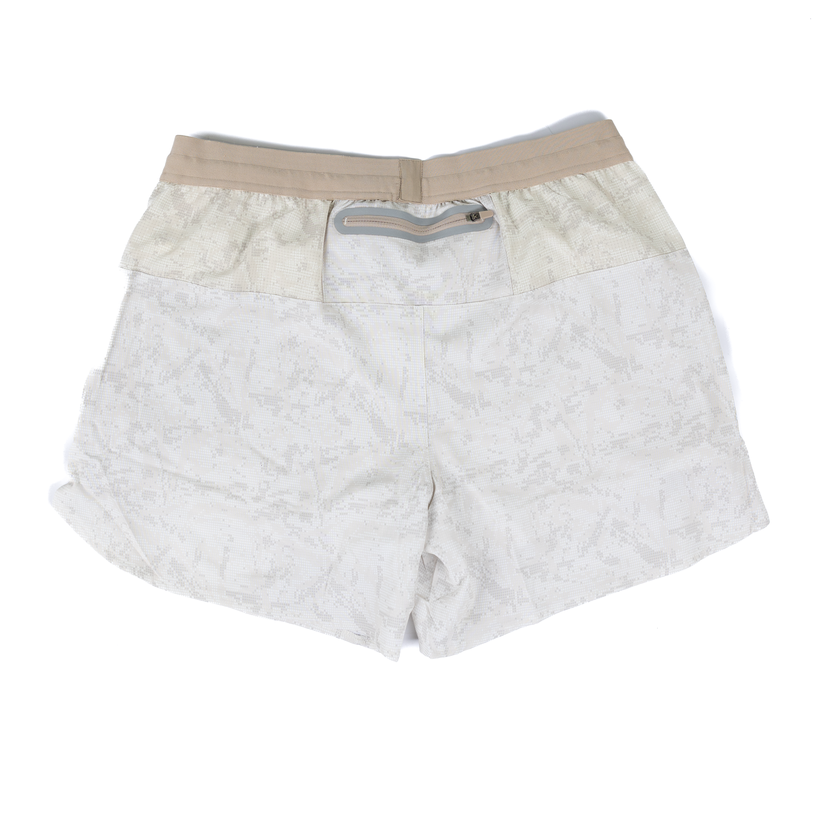 Men's Burlebo Ivory Digi Camo Running Shorts RUNS-DIGI-IVR