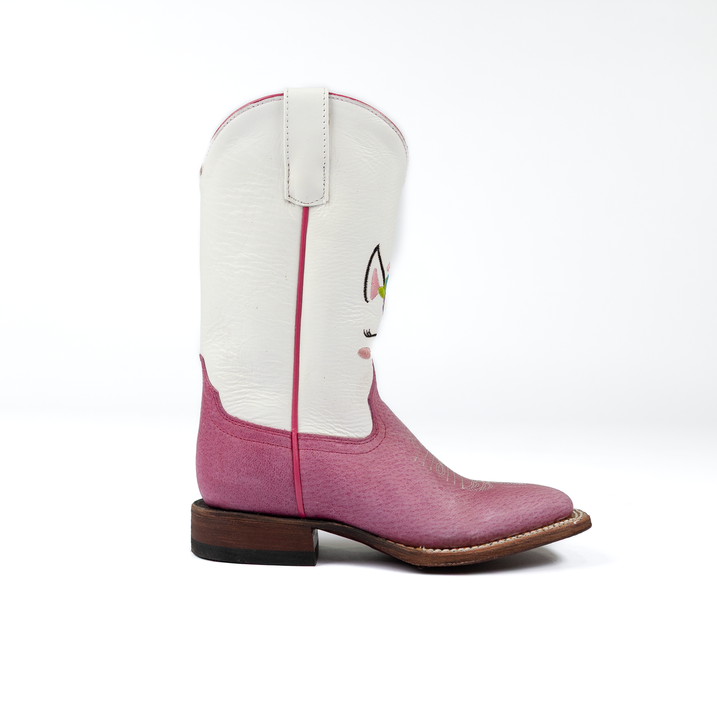 Girl's Macie Bean White and Pink Unicorn Boots