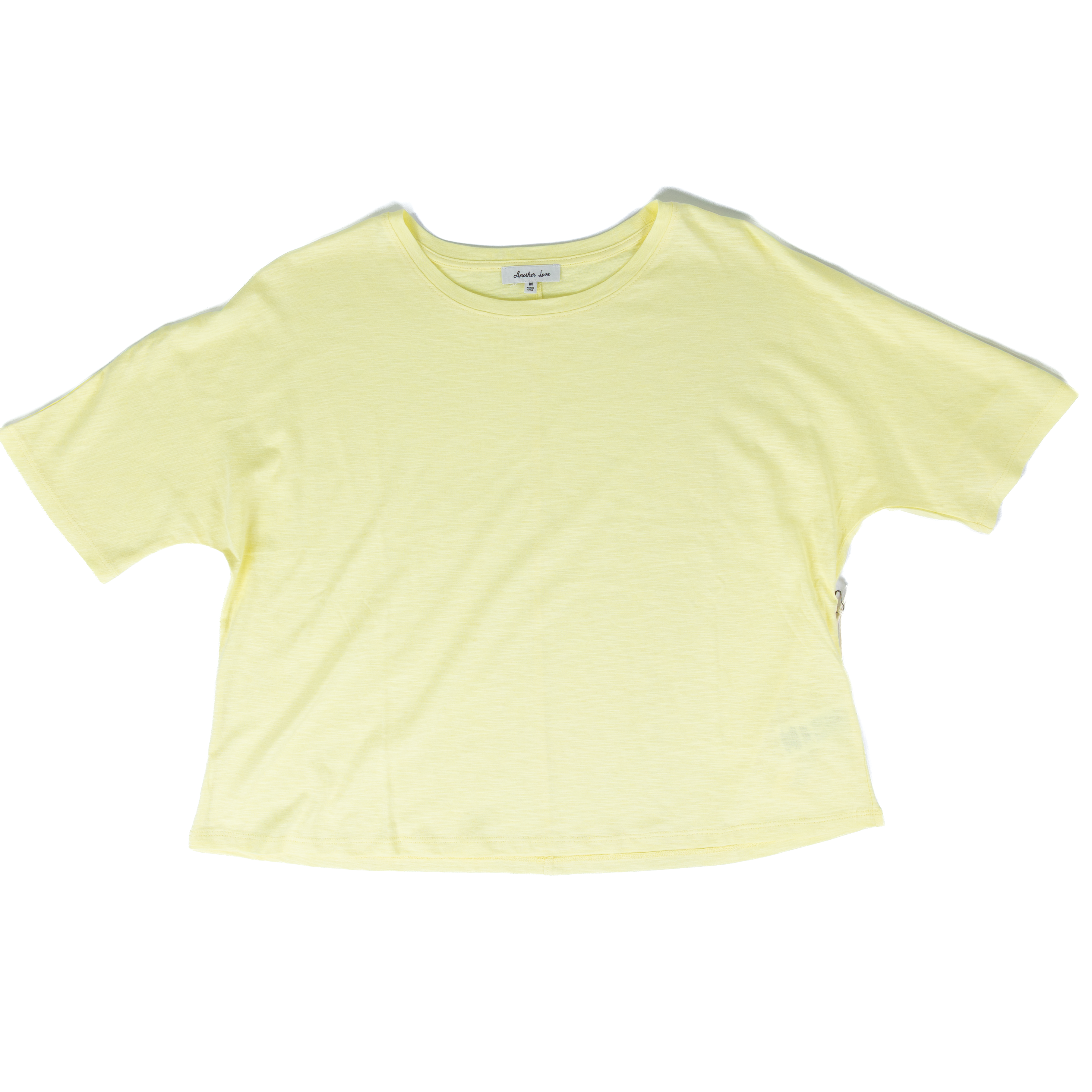 Women's Another Love Skylar Waxy Yellow Short Sleeve T-shirt VCKN1860L1WXY