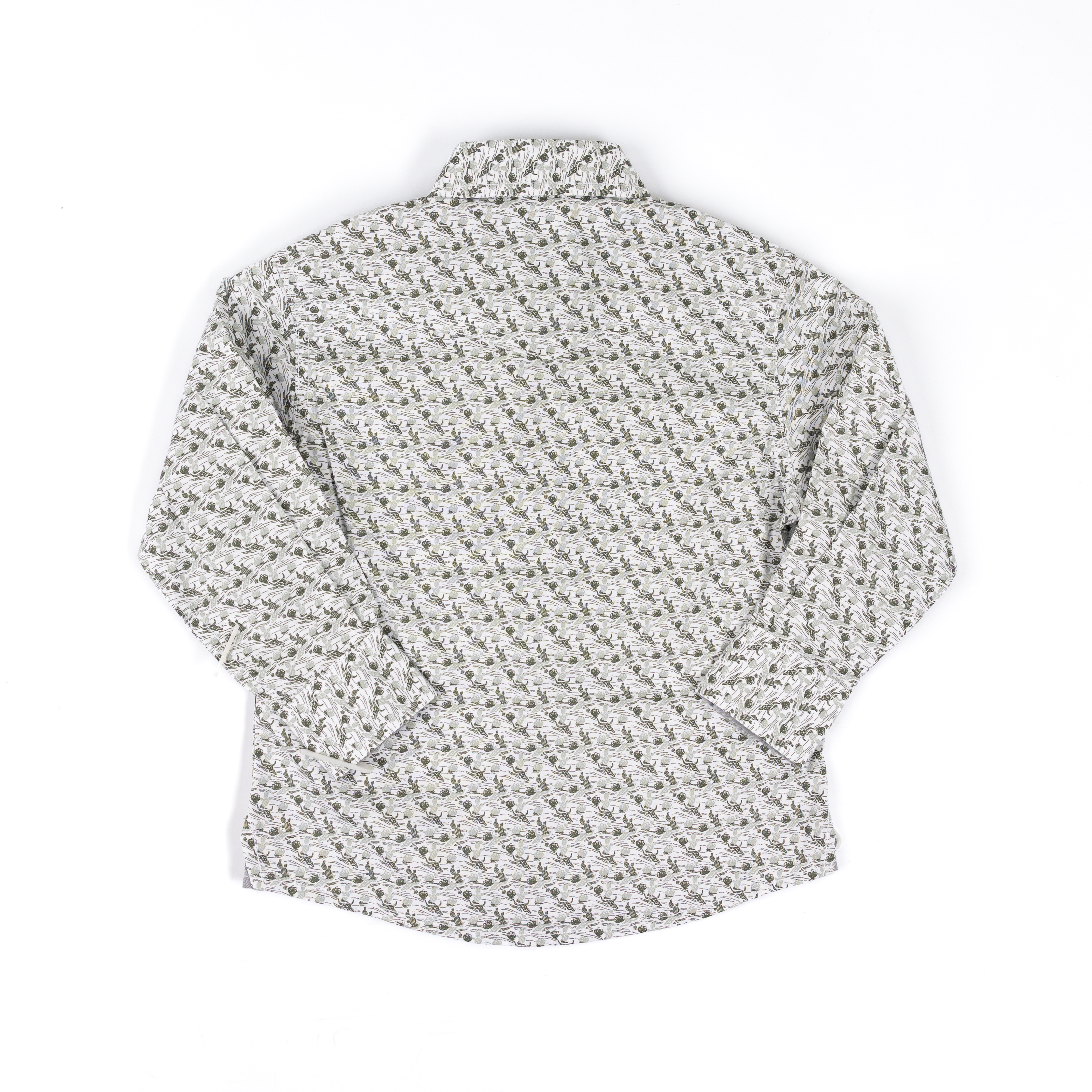 Boy's Wrangler 20X Advanced Comfort Long Sleeve Green/White Shirt 112374377