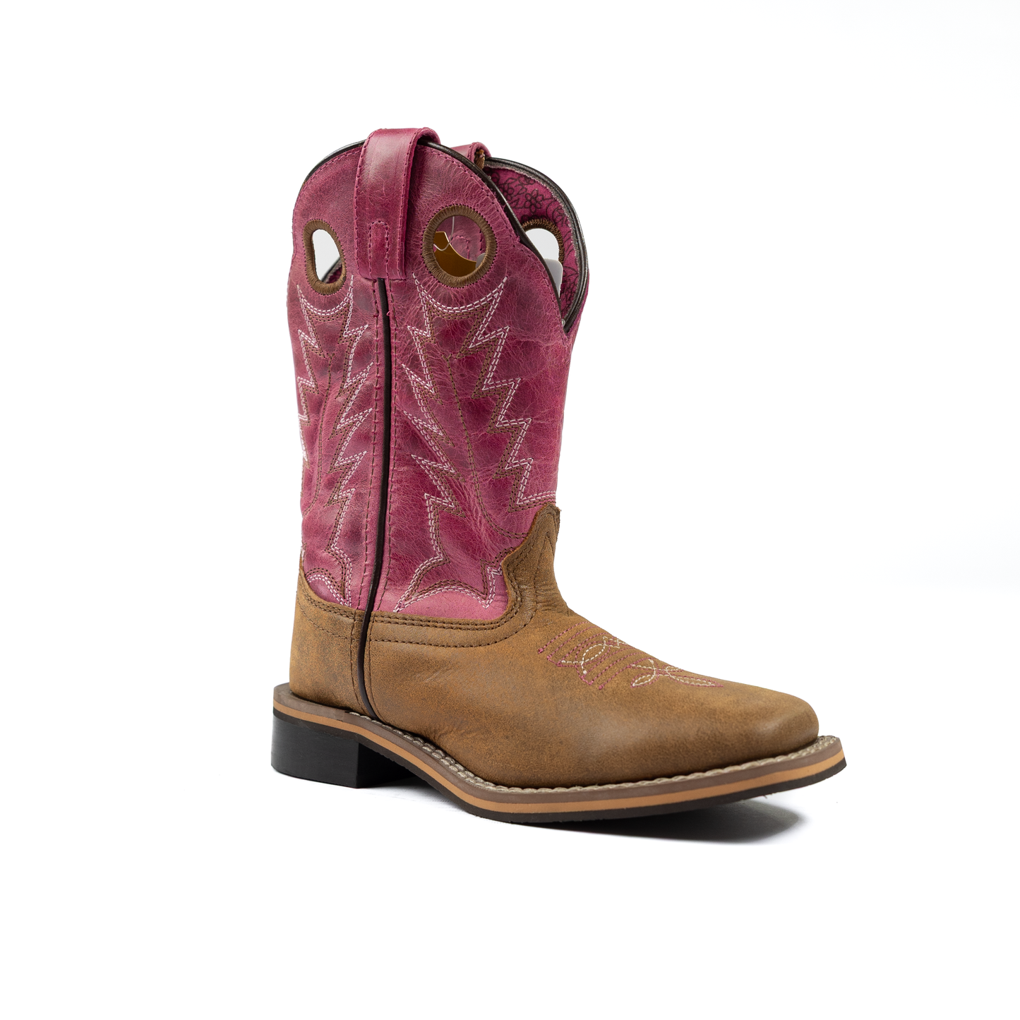 Girl's Youth Smoky Mountain Pink Western Boots