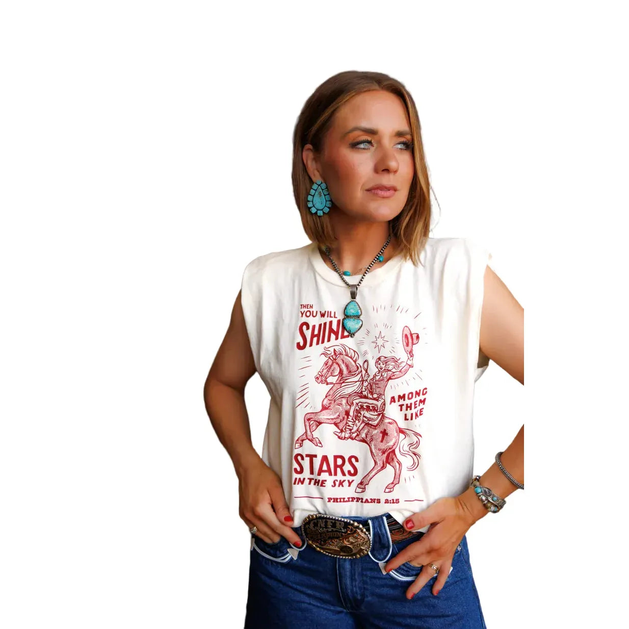 Women's Howdy Hanny "Let Your Light Shine" T-shirt