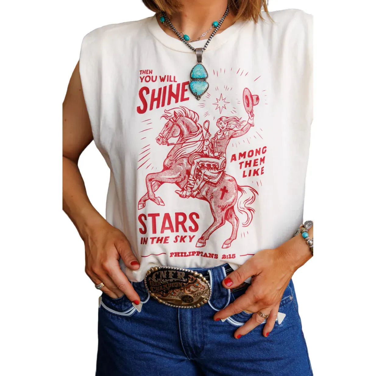Women's Howdy Hanny "Let Your Light Shine" T-shirt