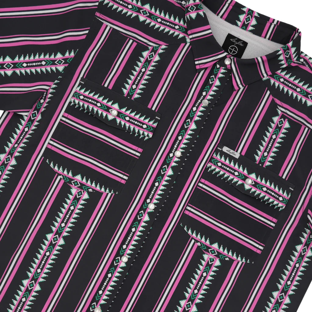 Men's SanJac Short Sleeve The Roswell Performance Pearl Snap Shirt COA-SS-RWELL