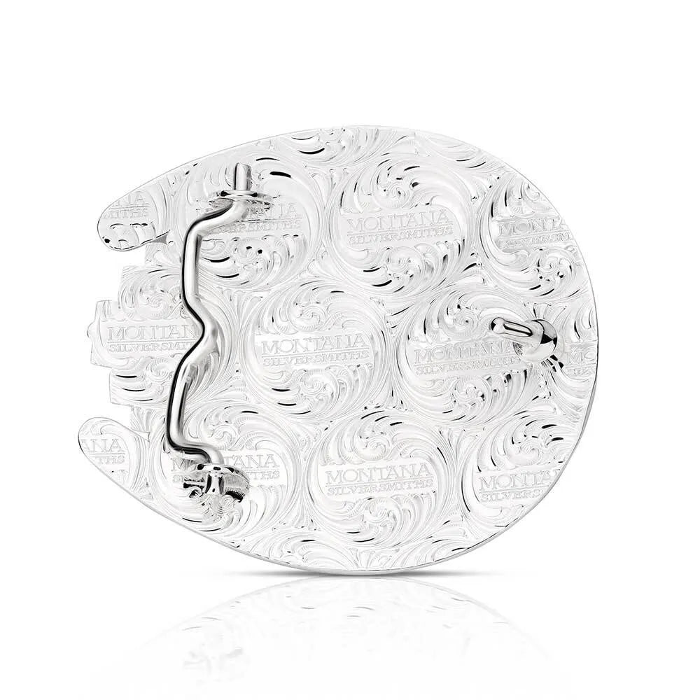 Men's Montana Silversmiths Sunrise Mesa Buckle With Bull Rider 52810-160